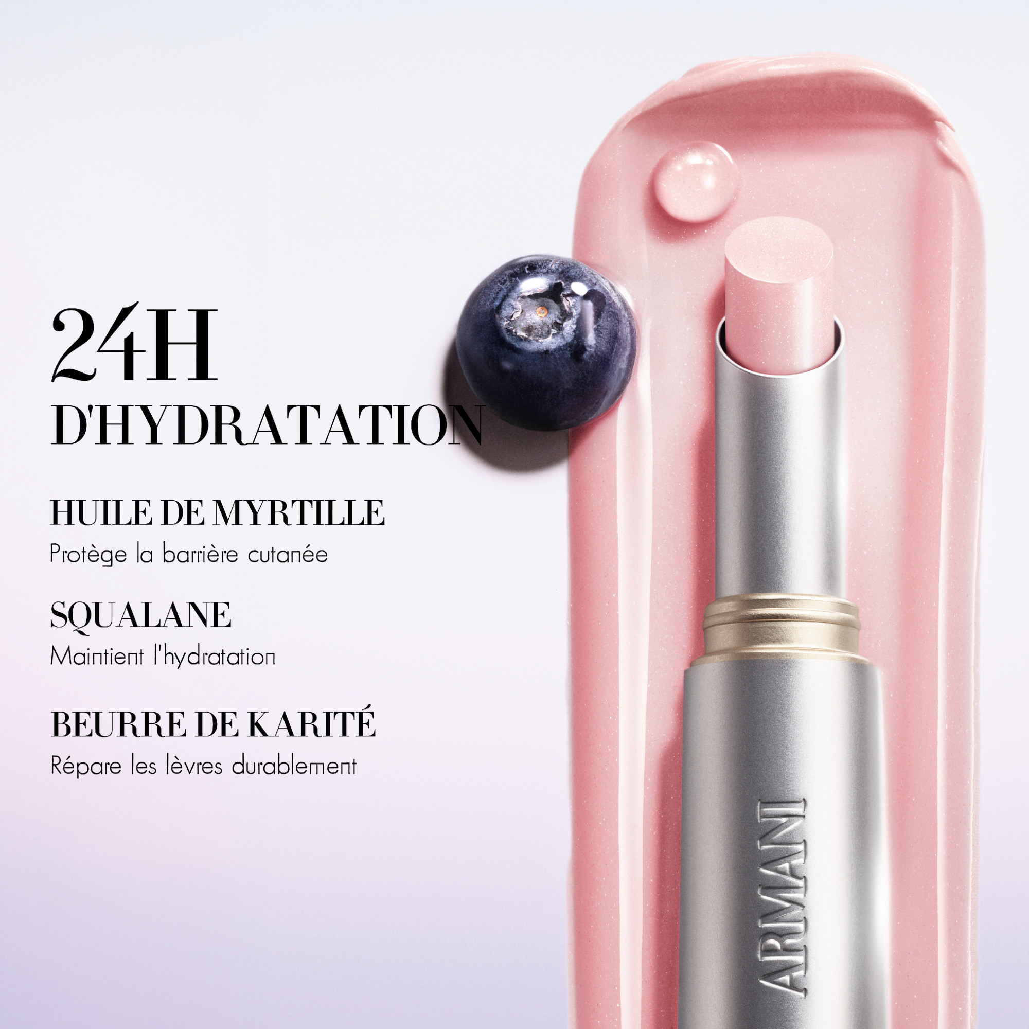 Prisma Glass Baume à lèvres brillance intense ARMANI Rouge