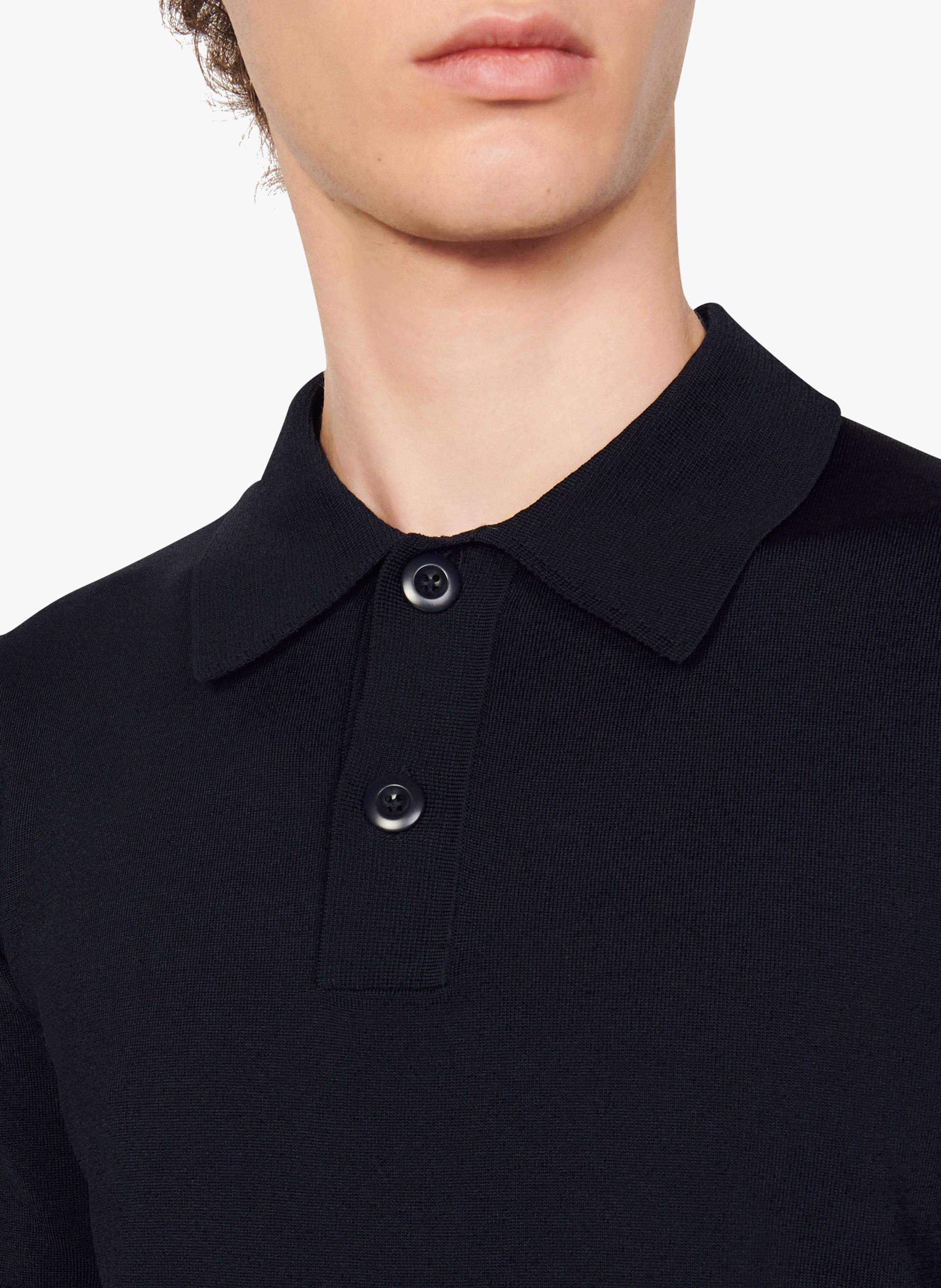 Polo regular fit  SANDRO Bleu