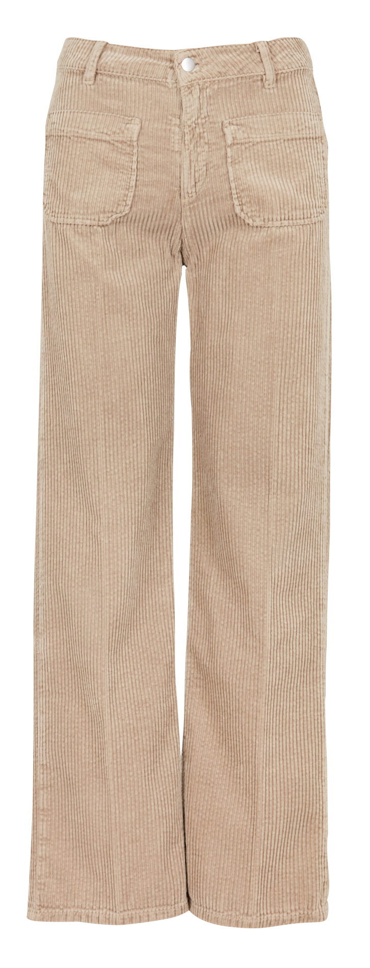 Ribbroek met wijd uitlopende pijpen ACQUAVERDE Beige