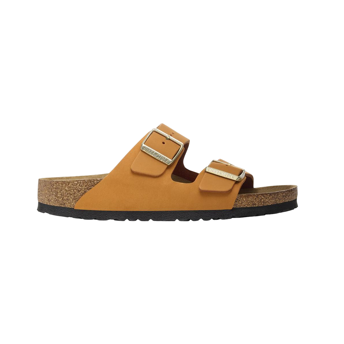 Faux leather sandals BIRKENSTOCK Orange