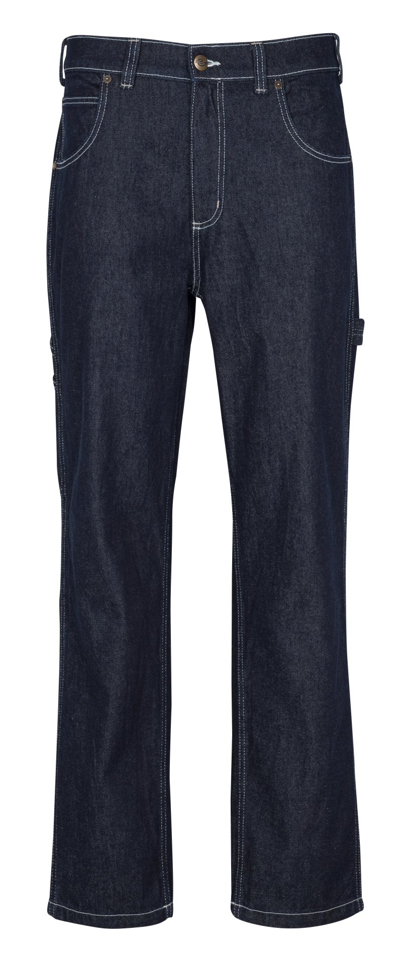 Csally - Gerade geschnittene Baumwollhose GARYVILLE Rinsed