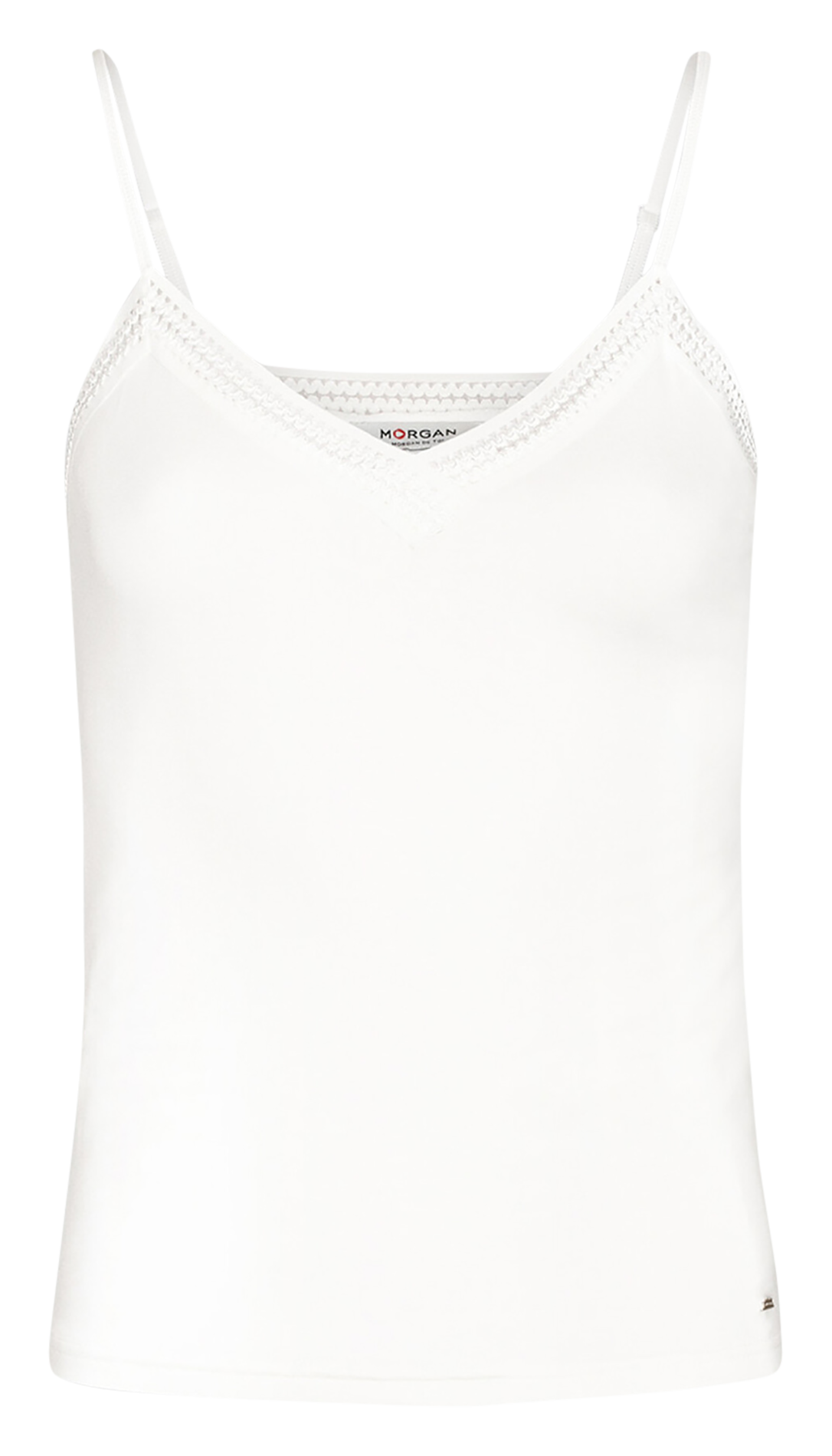 V-neck tank top MORGAN Beige