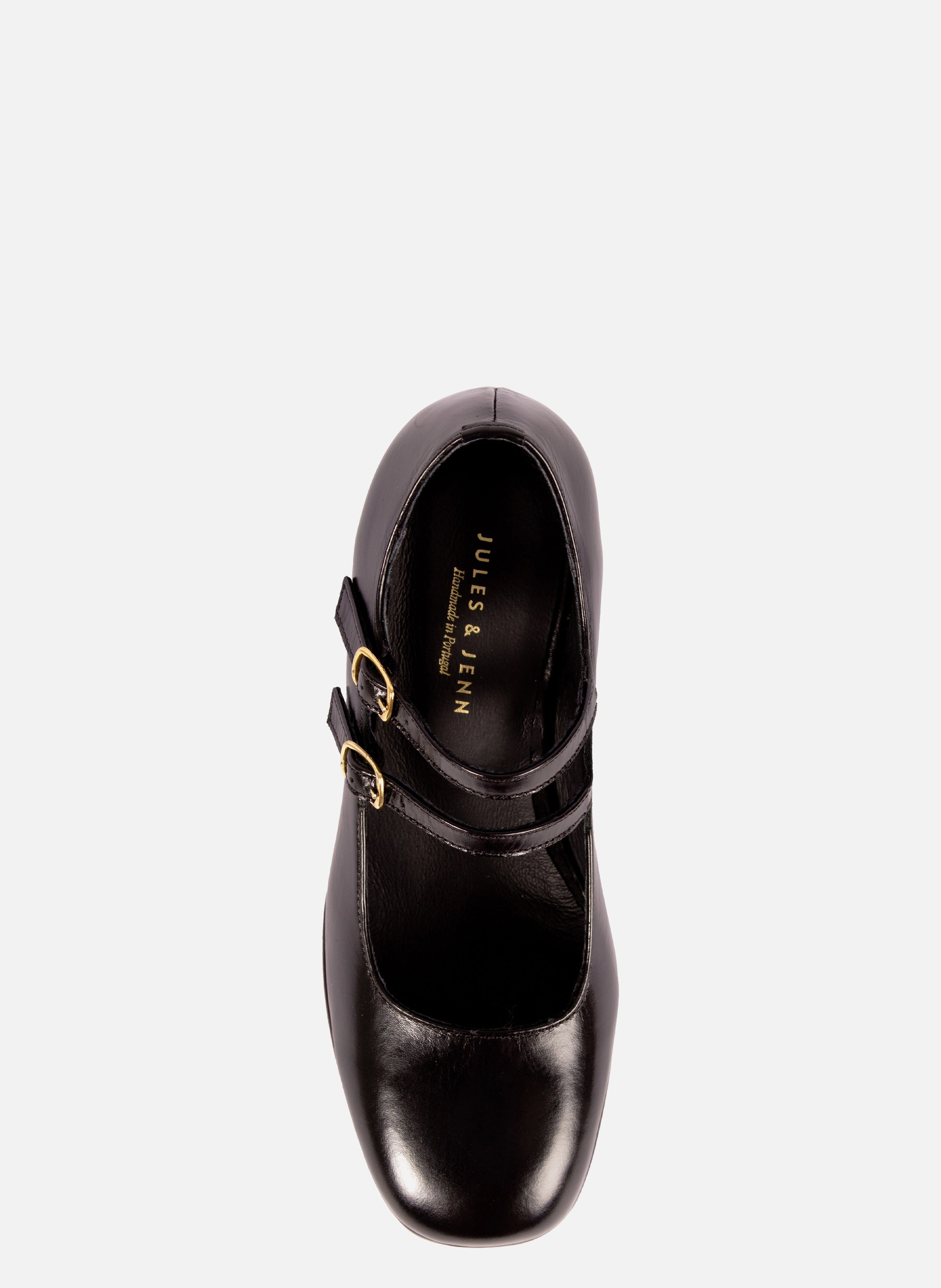 Babies leather platform JULES & JENN Black