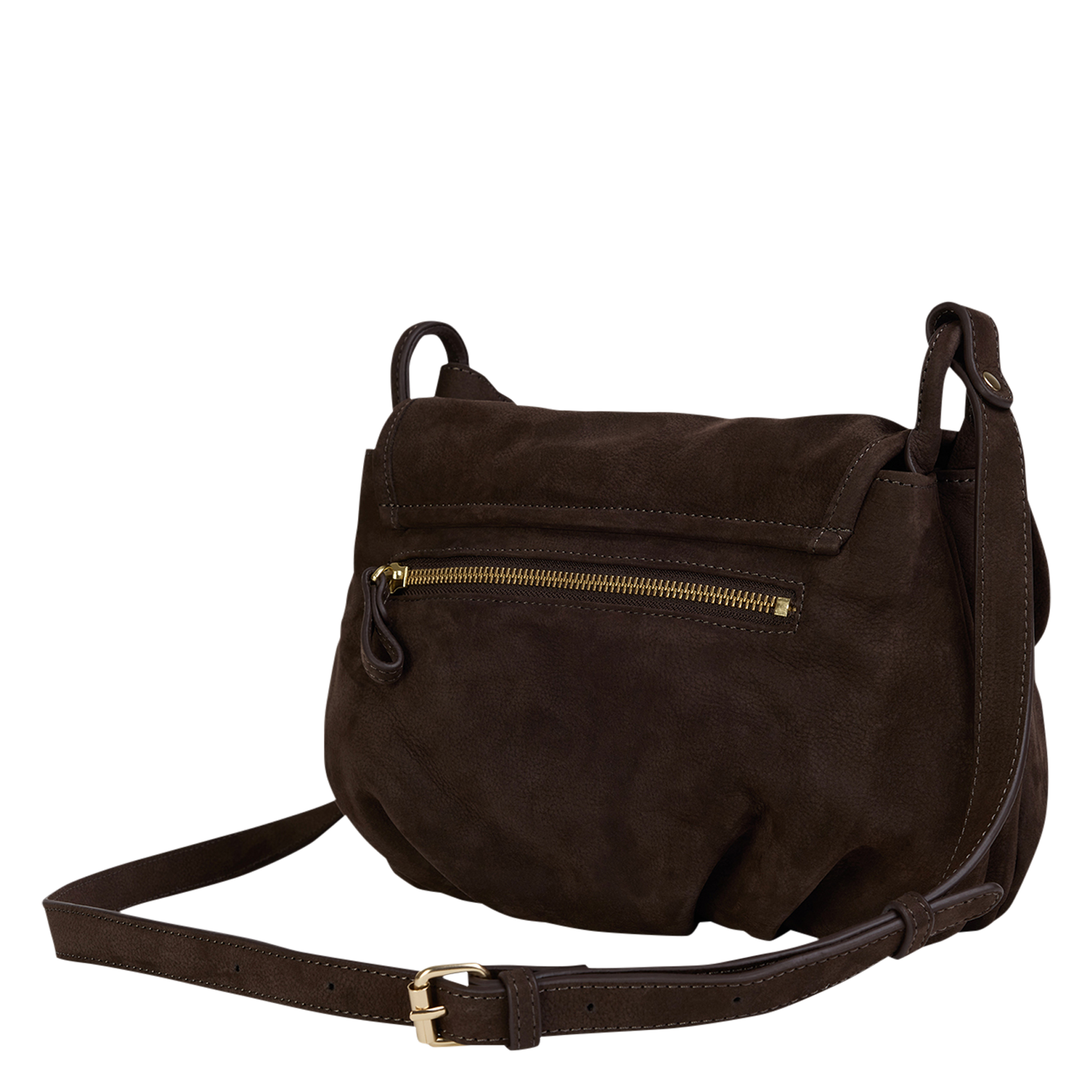 Besace en cuir NAT & NIN Marron