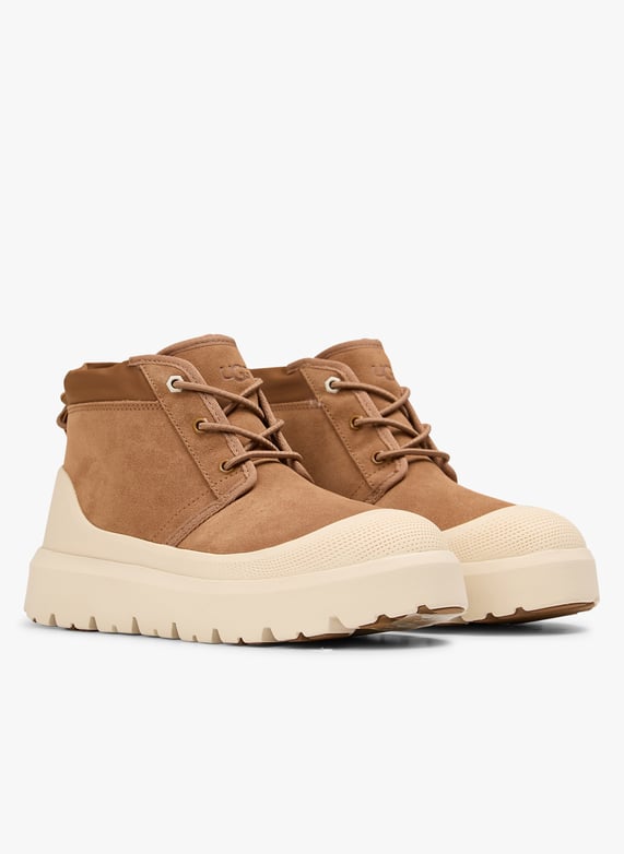 Sneakers alte con plateau peloso Multicolore