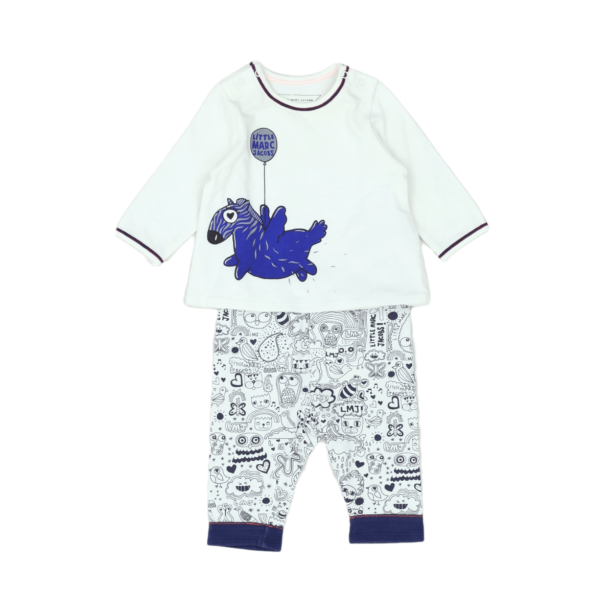 White baby pajamas - 1 month MARC JACOBS - Seconde Main White