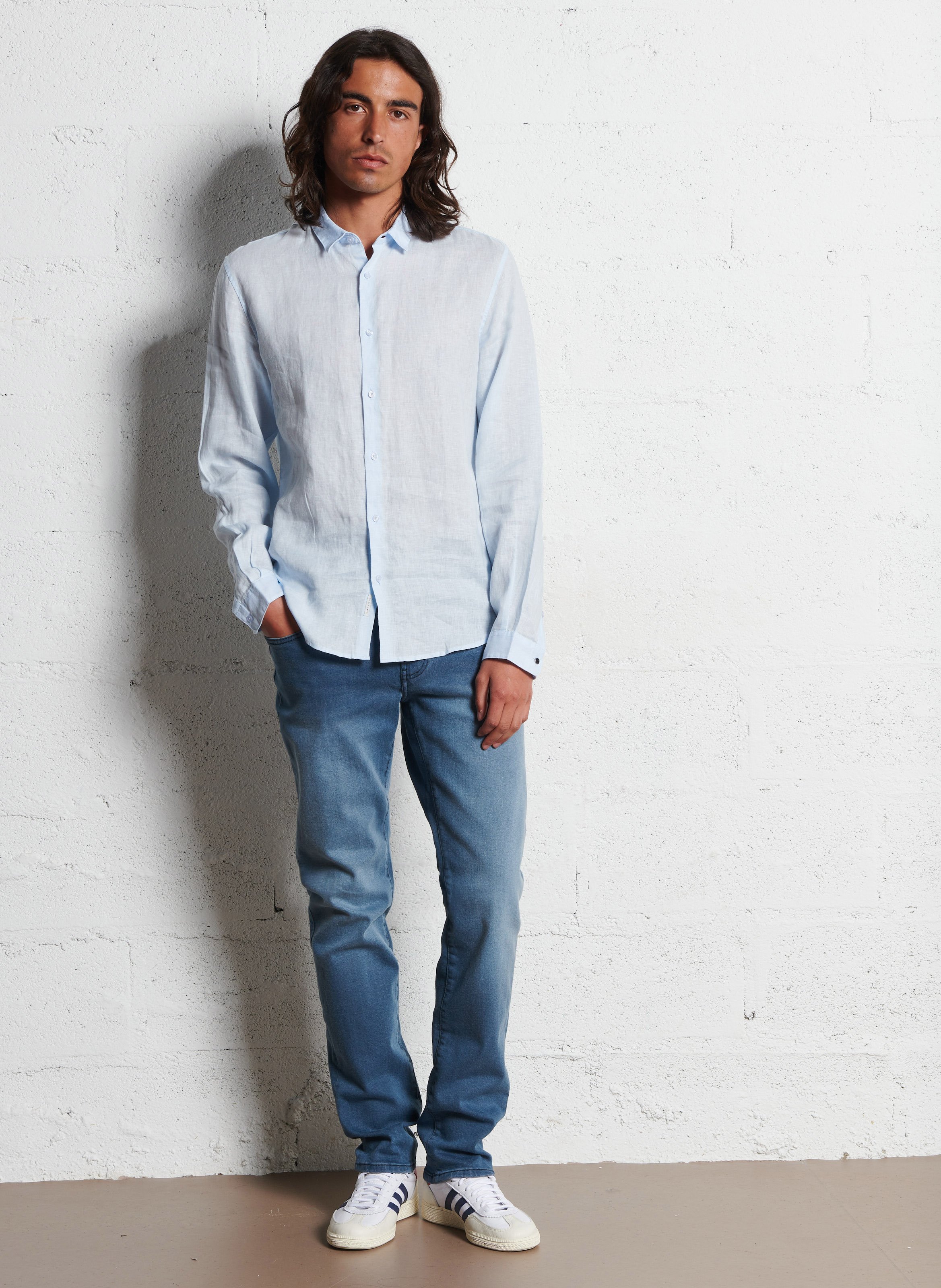 High-rise slim-fit jeans IKKS Blue