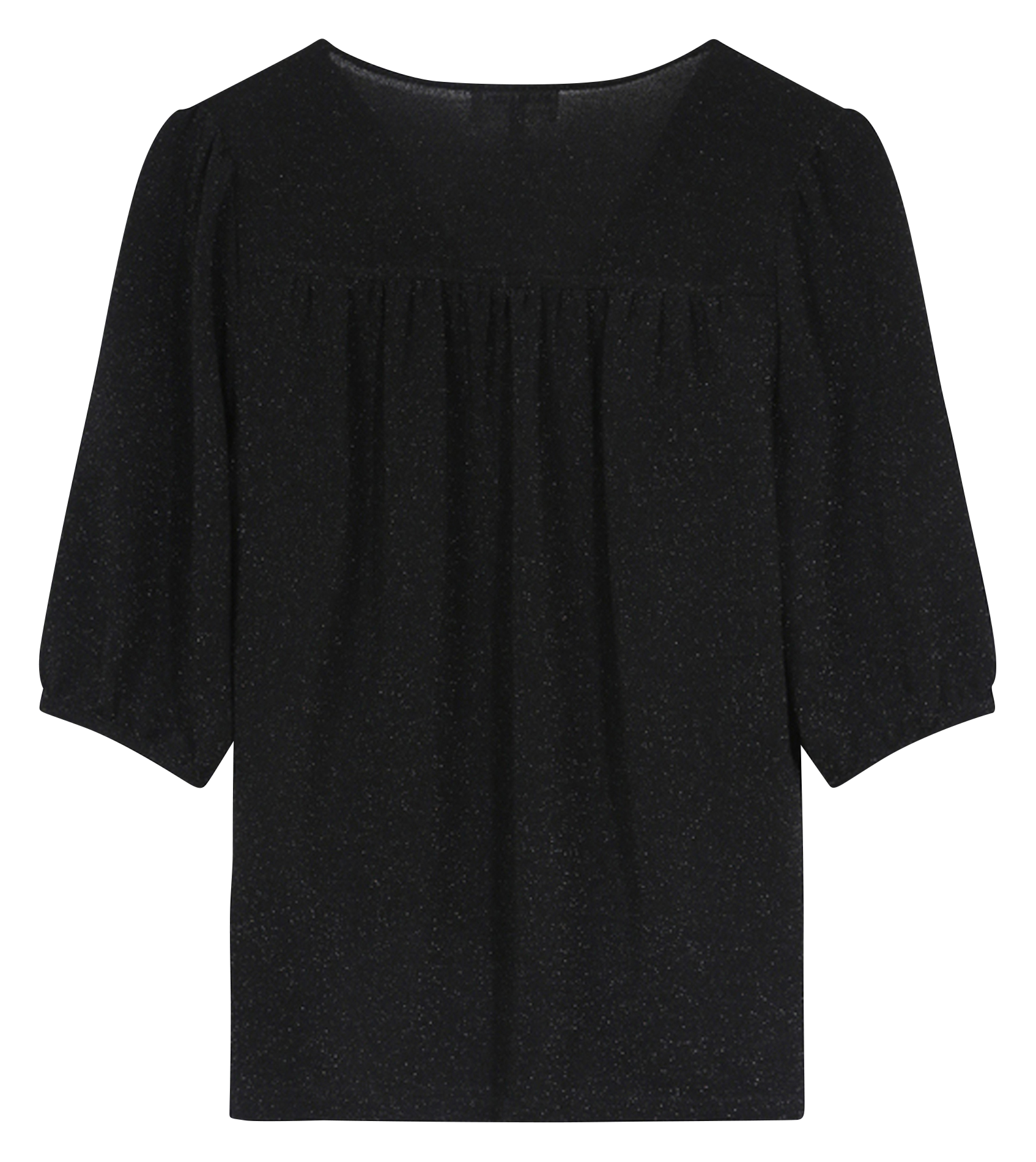 Blouse col V GRACE ET MILA Noir
