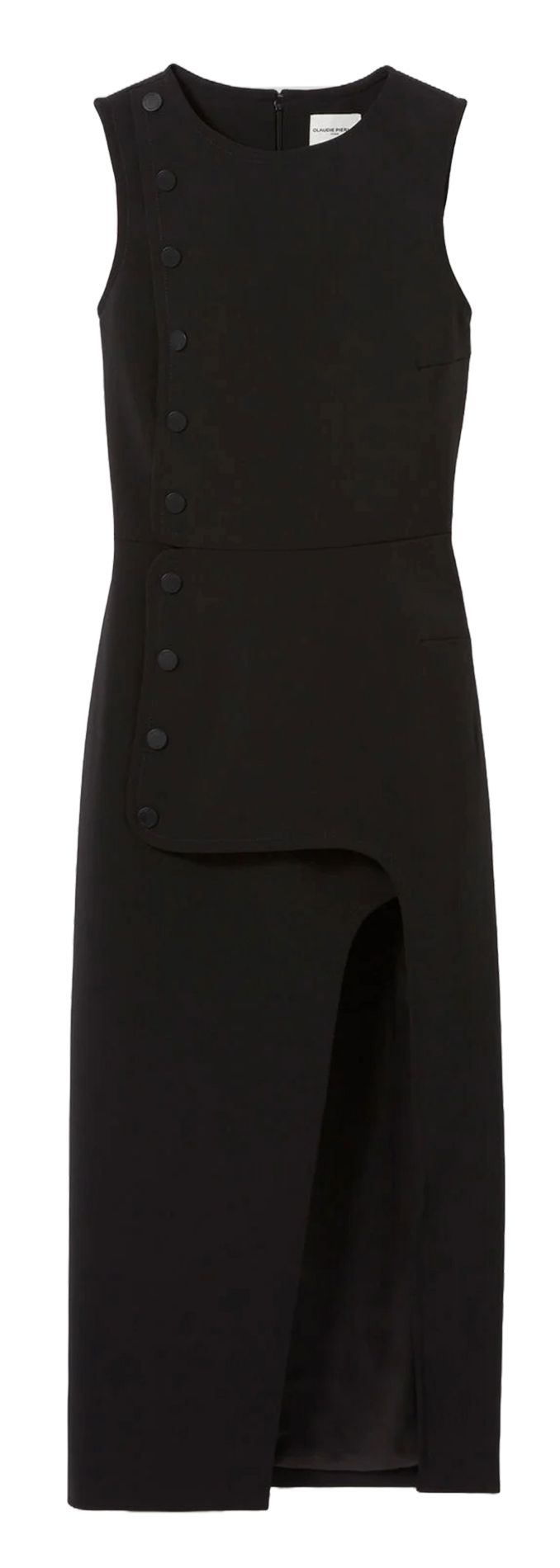 Robe longue col rond CLAUDIE PIERLOT Noir