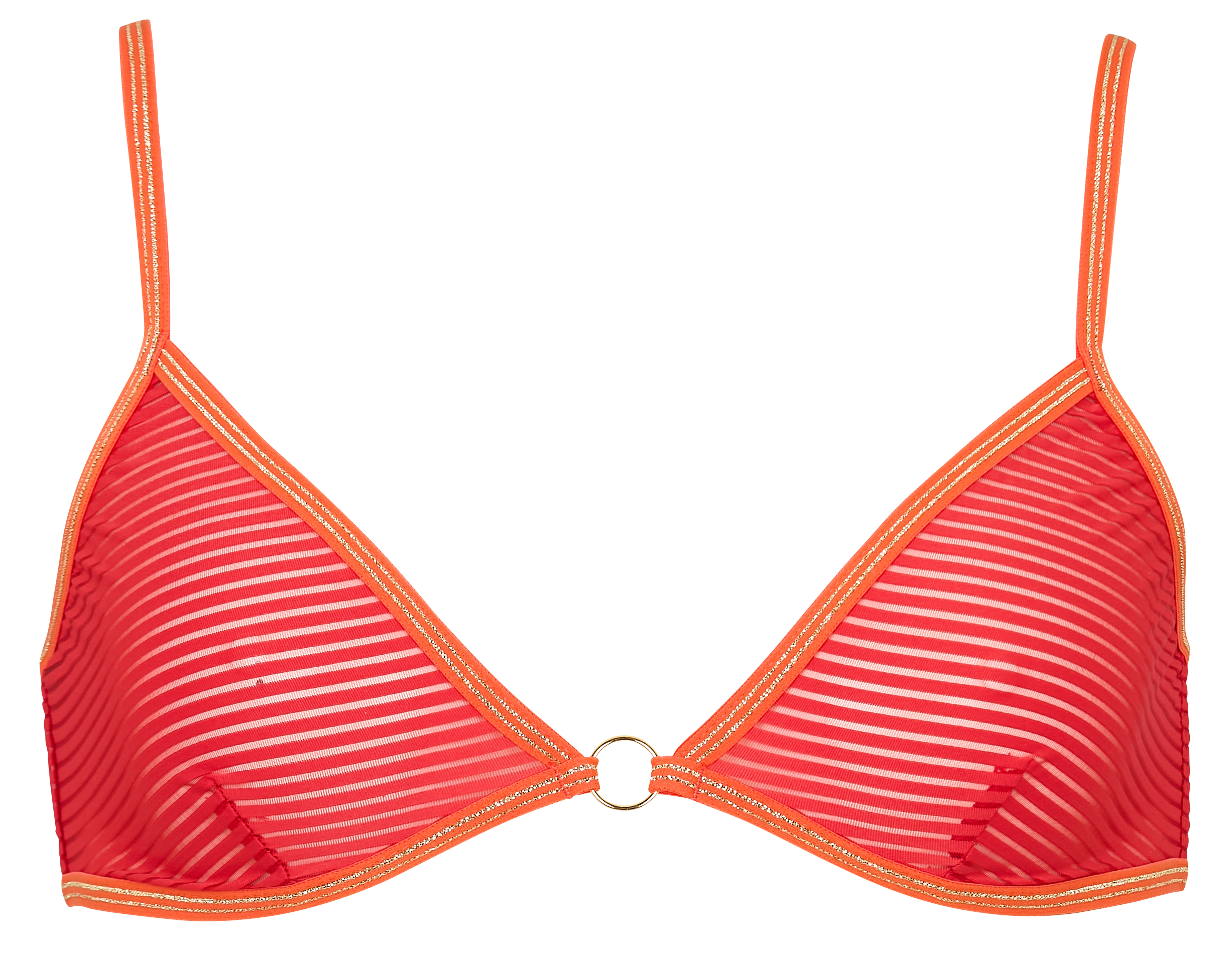 Soutien-gorge rayé LA NOUVELLE Orange
