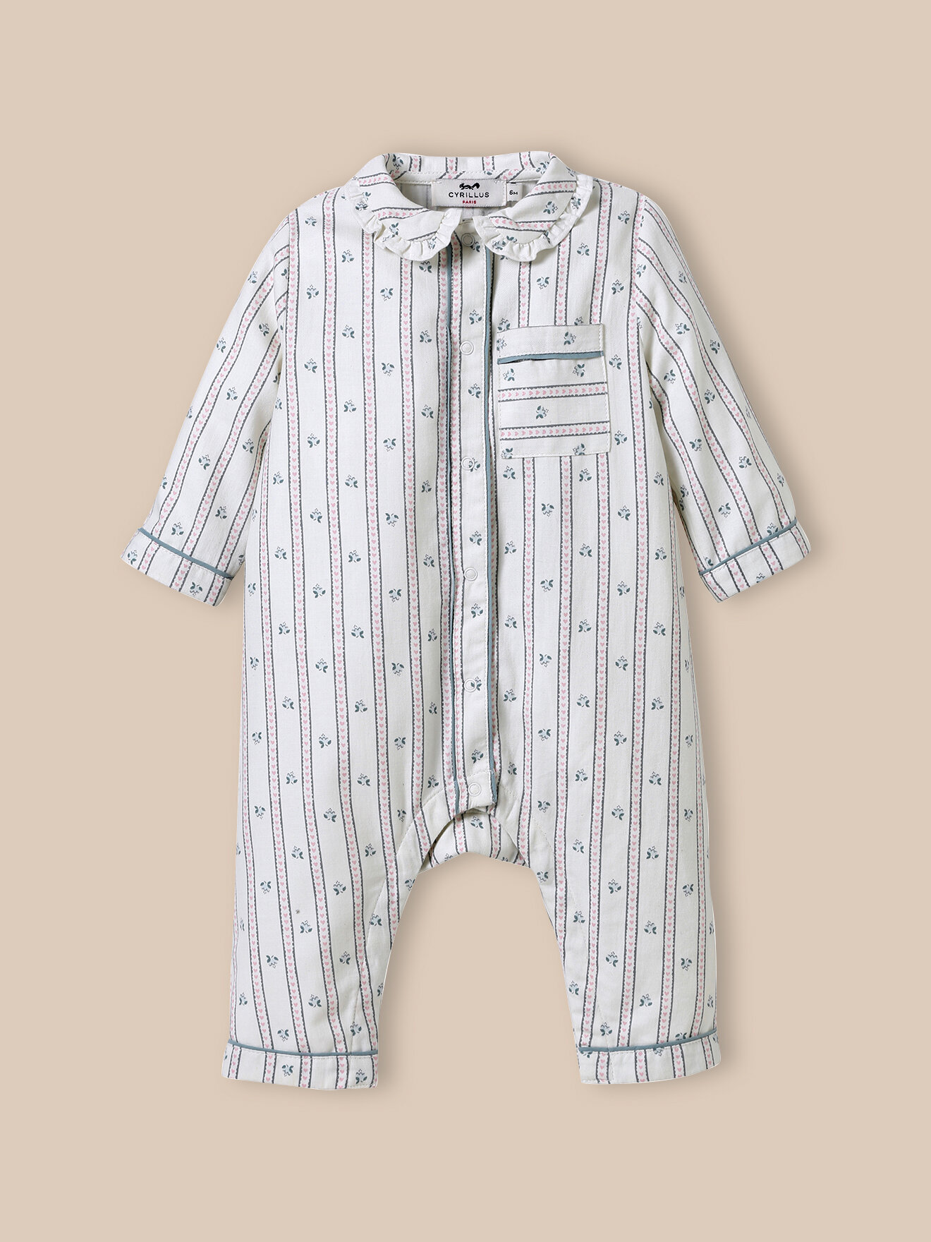 Grandfather pajamas CYRILLUS Beige