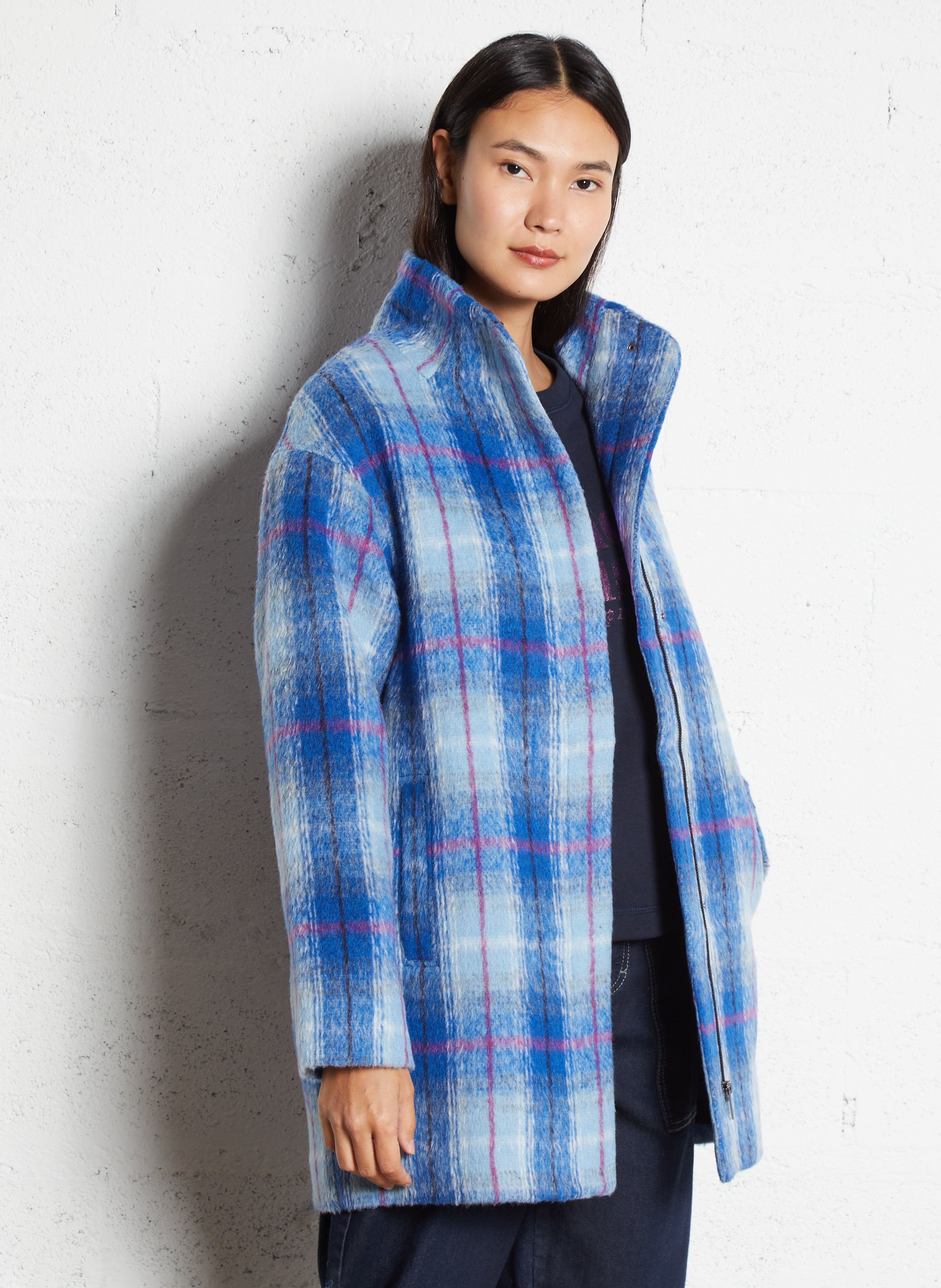 Manteau  col montant ONE STEP Bleu