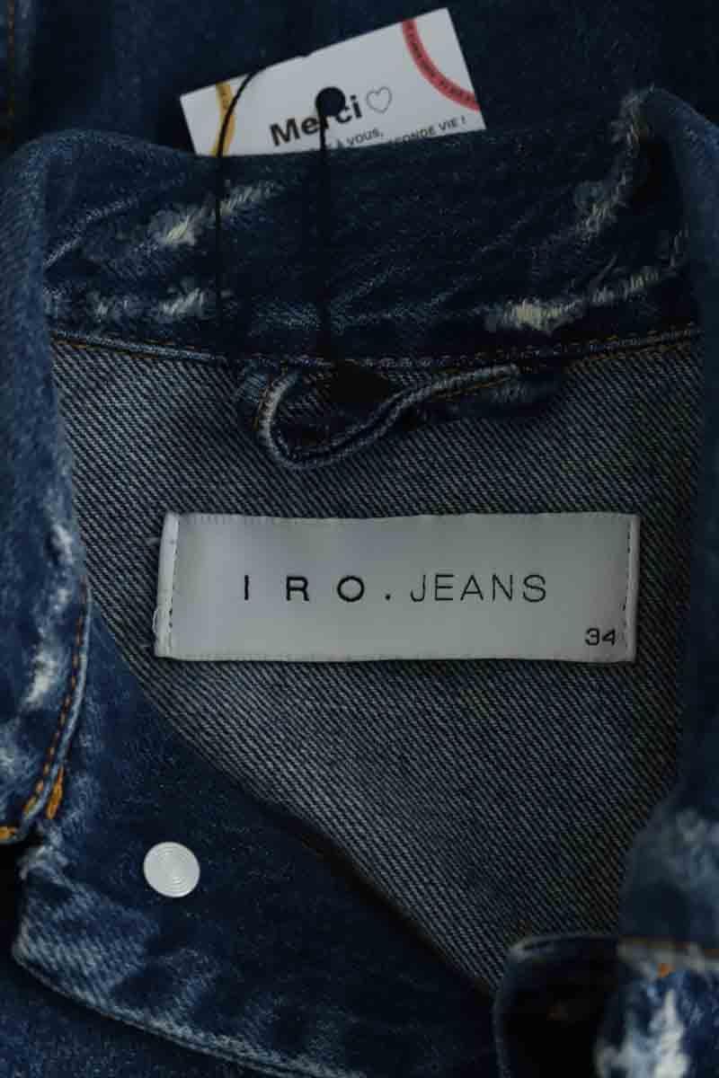 Cotton jacket IRO - Seconde Main Blue