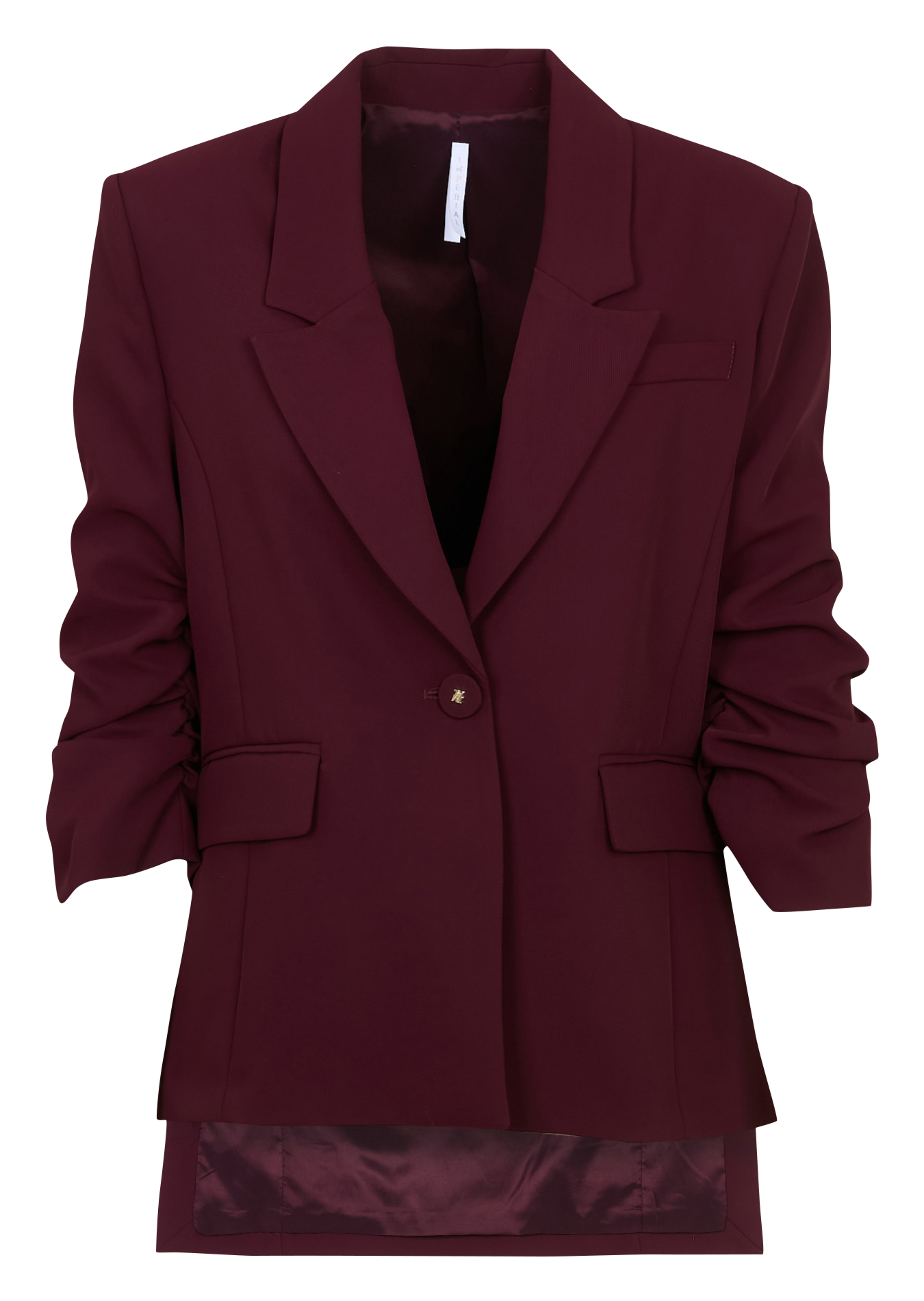 Oversized blazer jacket with notched lapel IMPERIAL Red