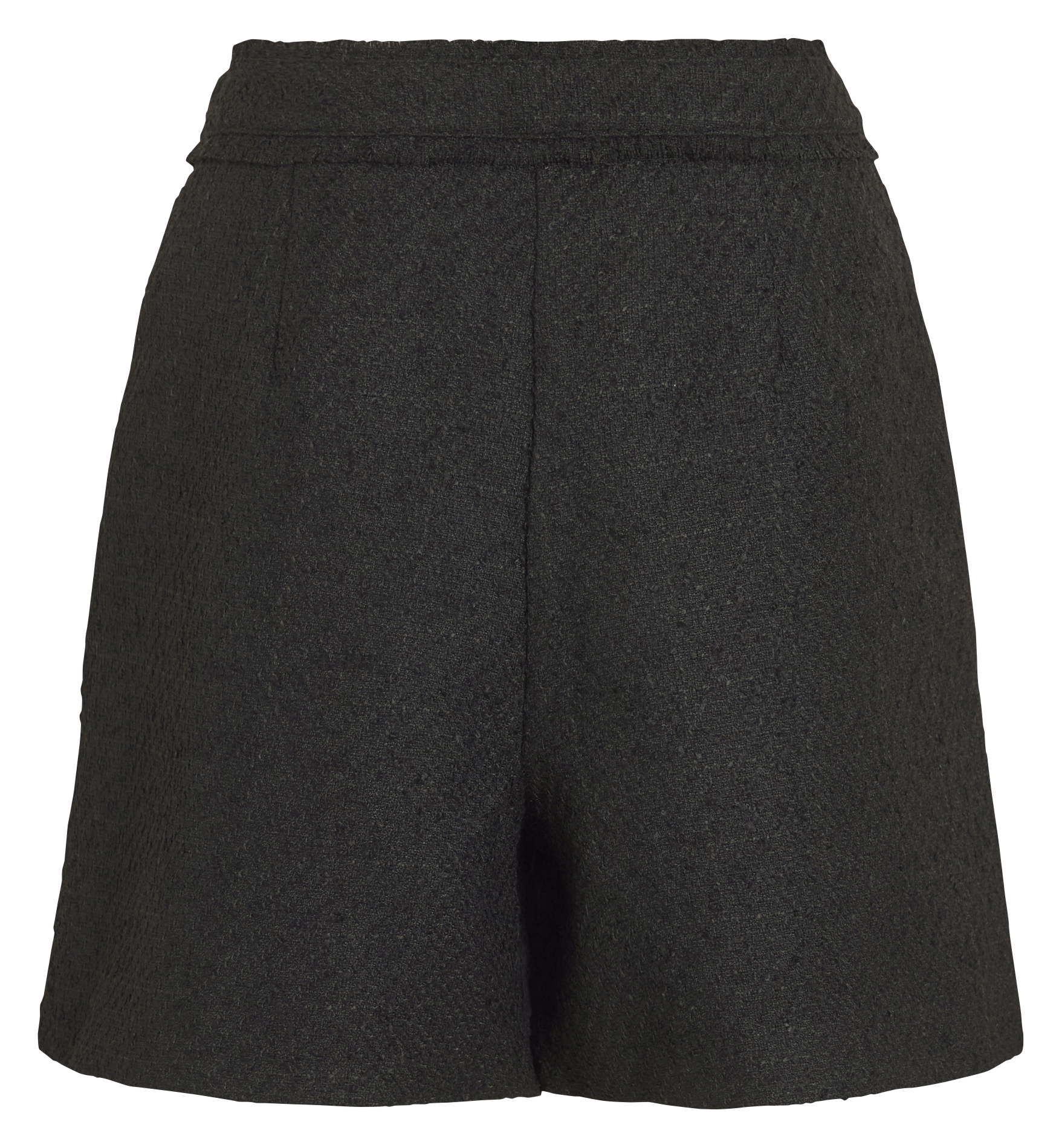 Short droit en maille tissée VILA Noir