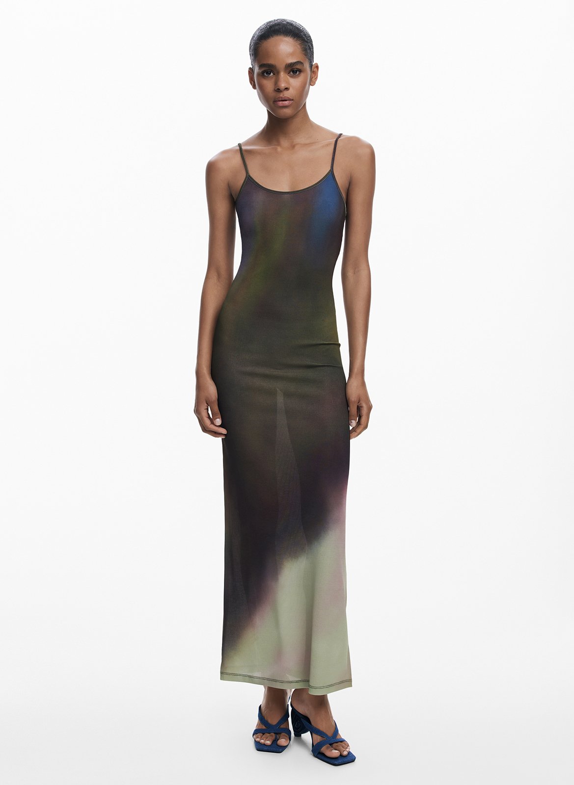 Robe 2 en 1 t-shirt imprimée DESIGUAL Rouge