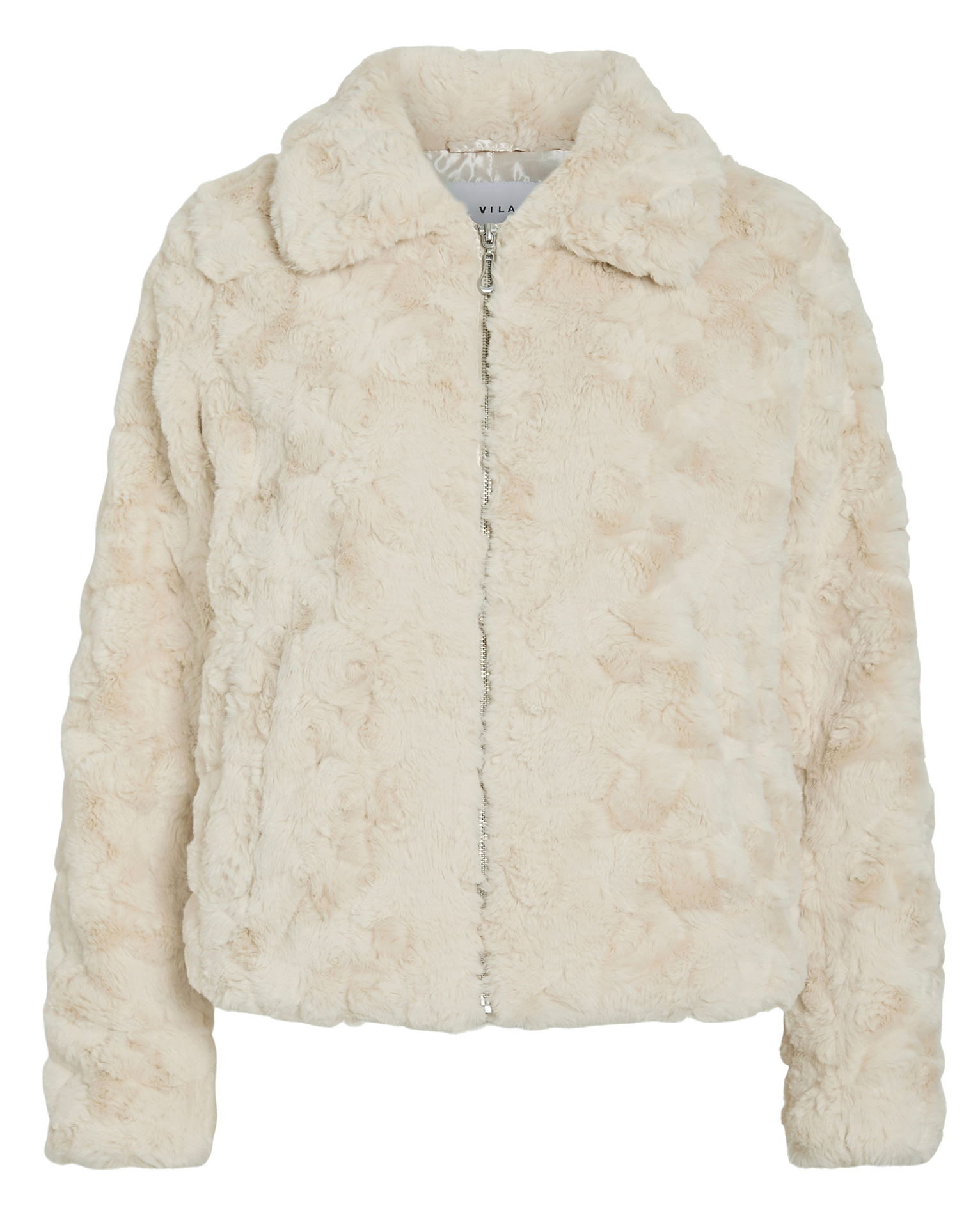 Veste droite col classique VILA Beige