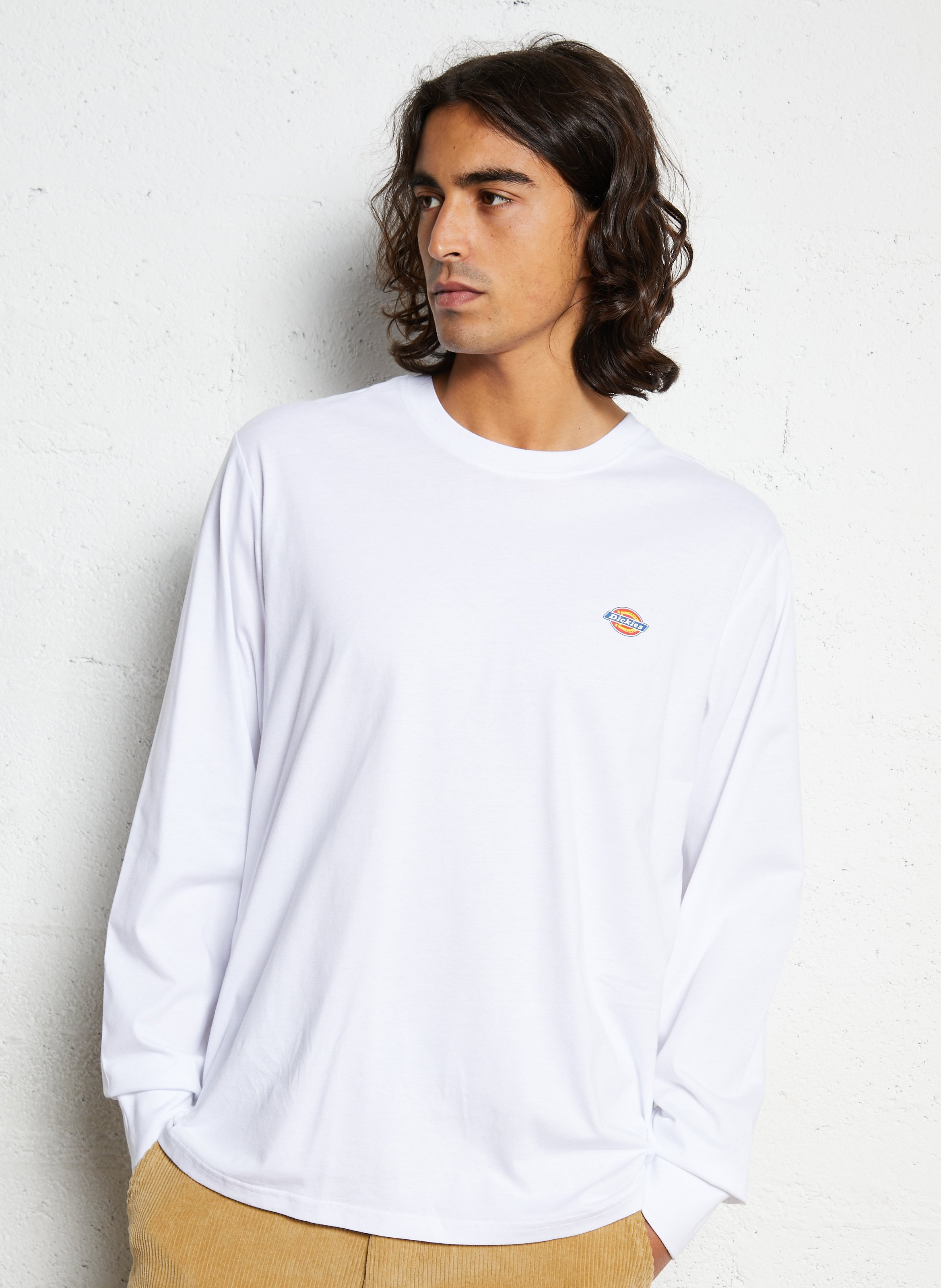 Effen T-shirt DICKIES Wit