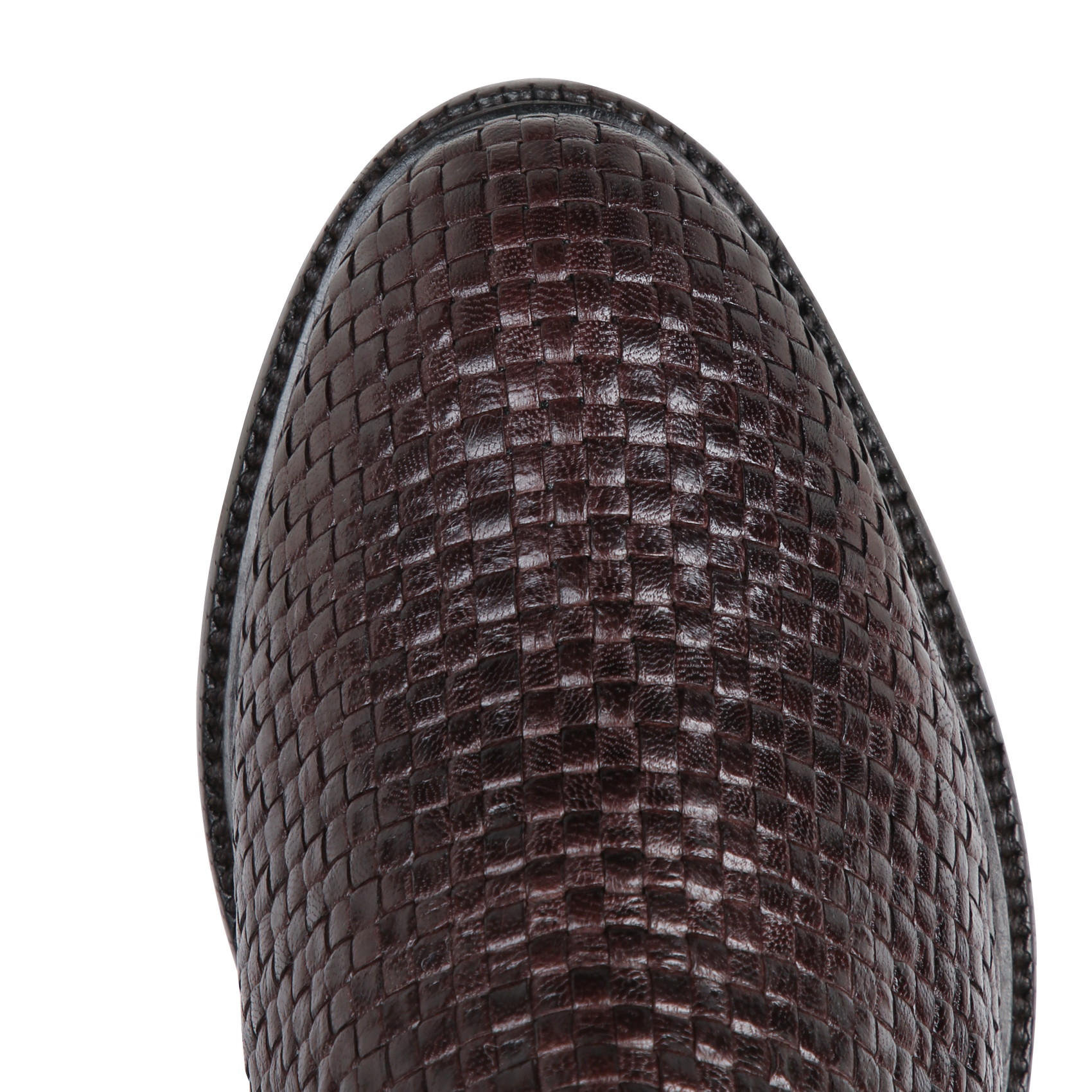 Bottines en cuir tressées JB MARTIN Marron