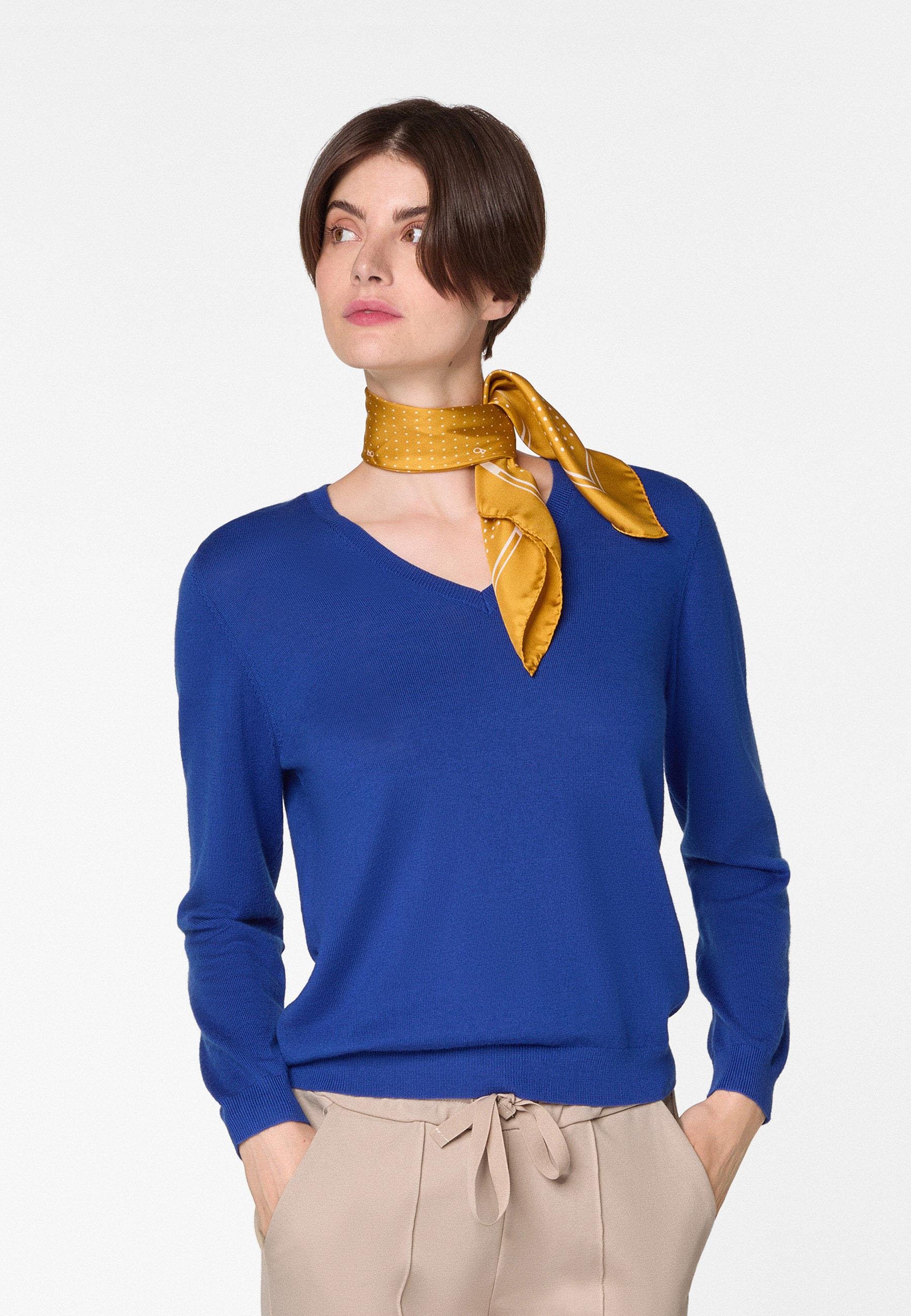Bunelle wool V-neck sweater RODIER Blue