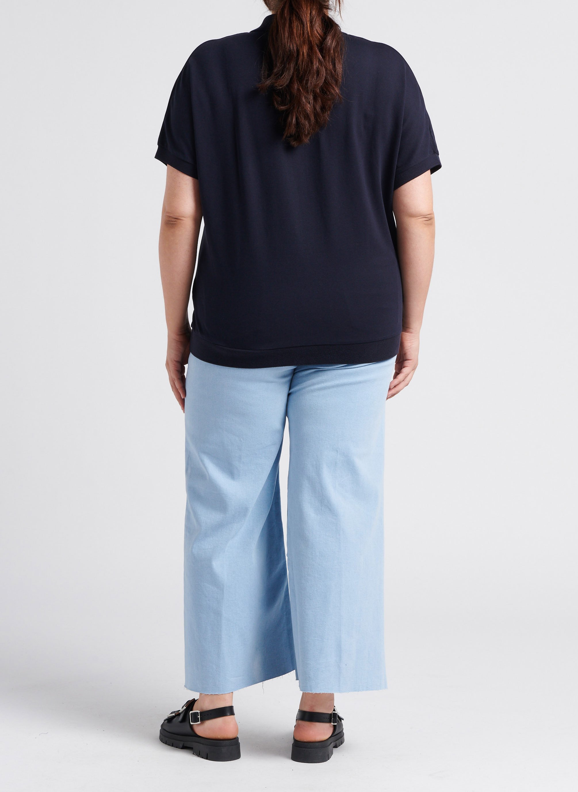 Pantalon droit uni EVOKED Noir