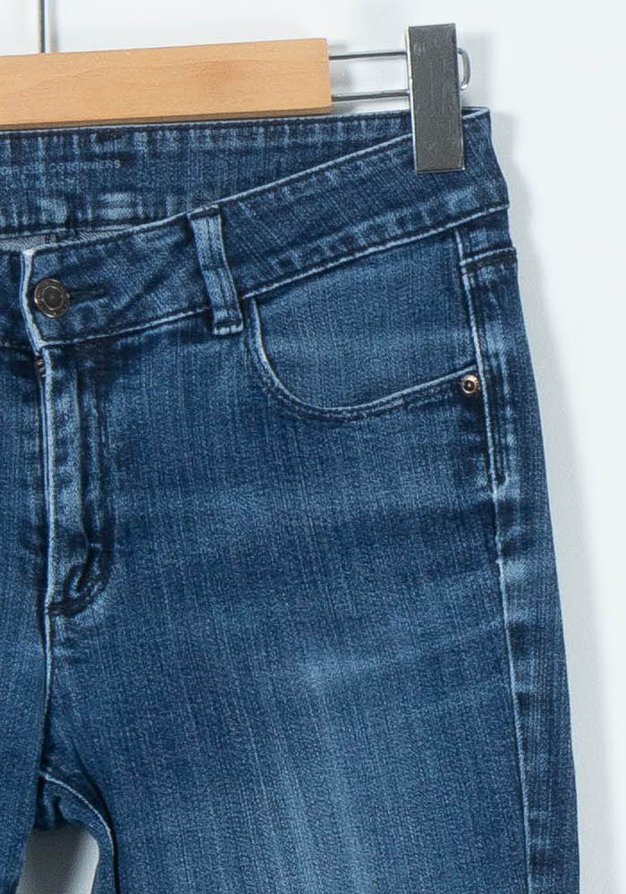 Cropped slim jeans with studs COMPTOIR DES COTONNIERS - Seconde main Blue