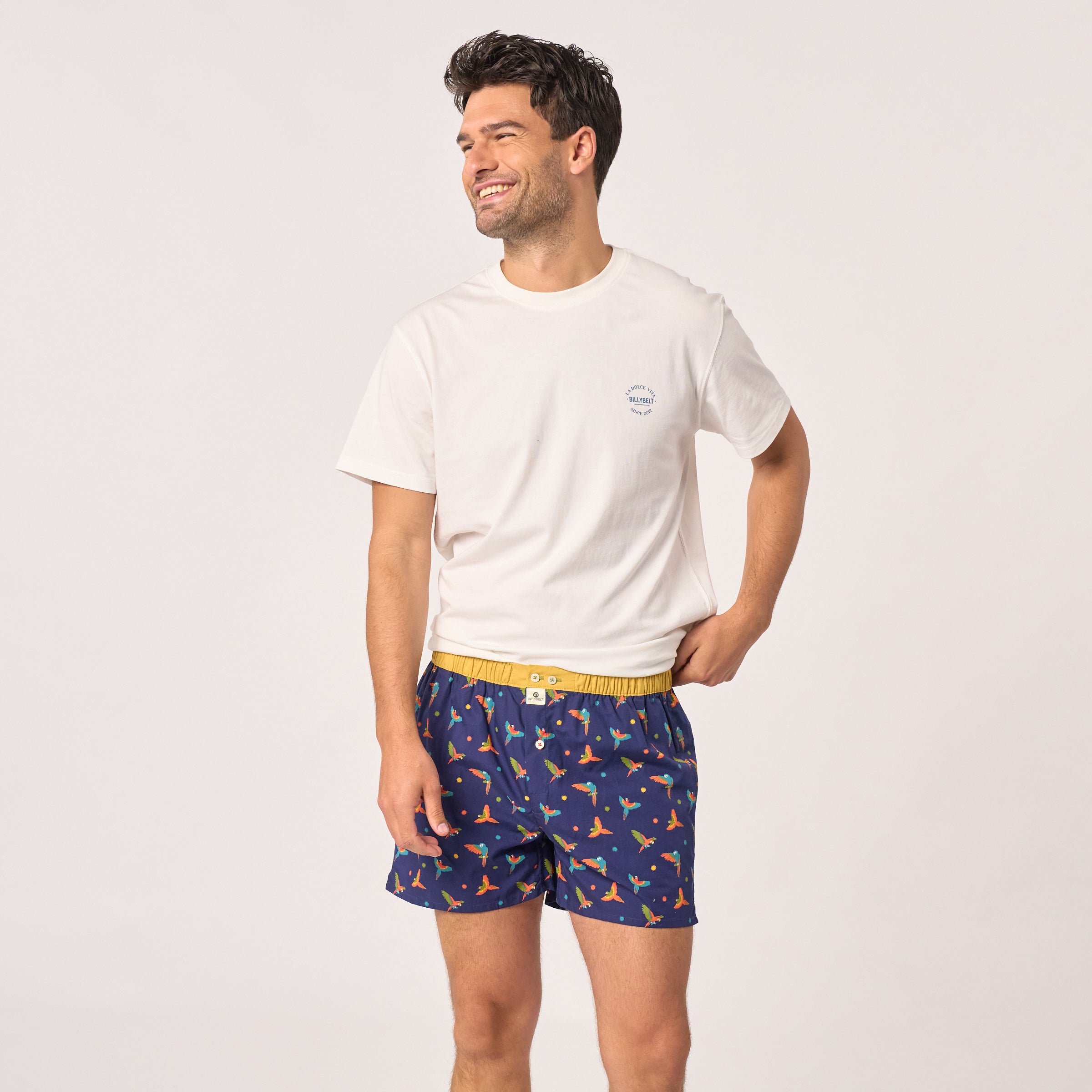 Organic cotton boxer shorts Blue