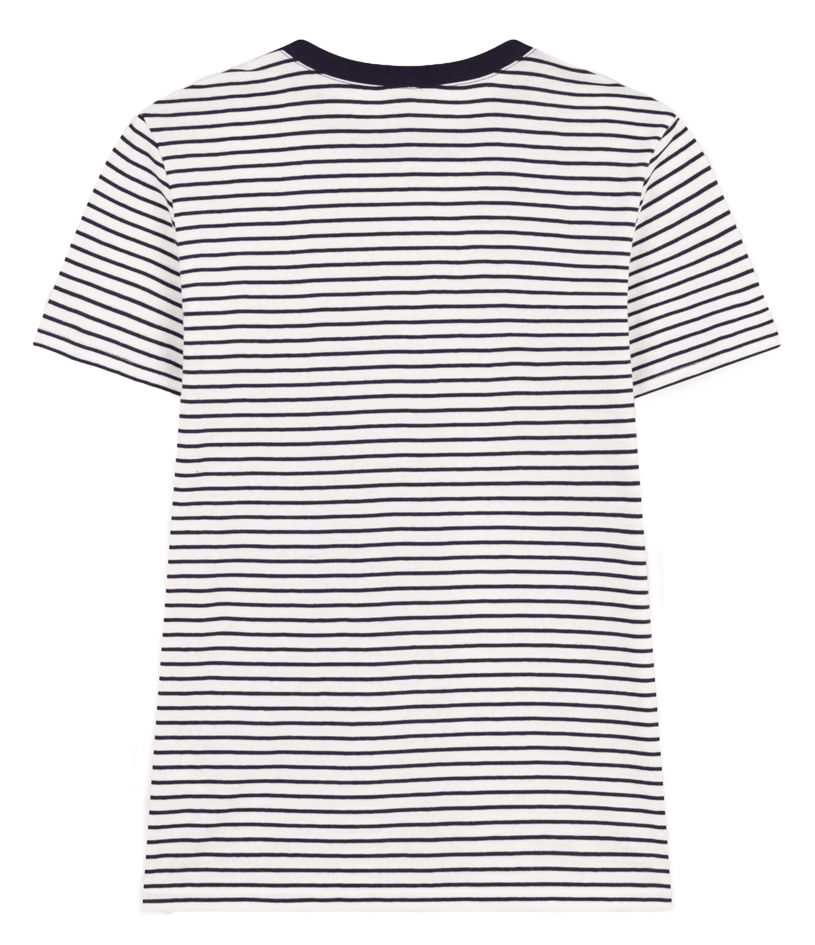 Tee-shirt droit col rond en coton rayé PETIT BATEAU Multicolore