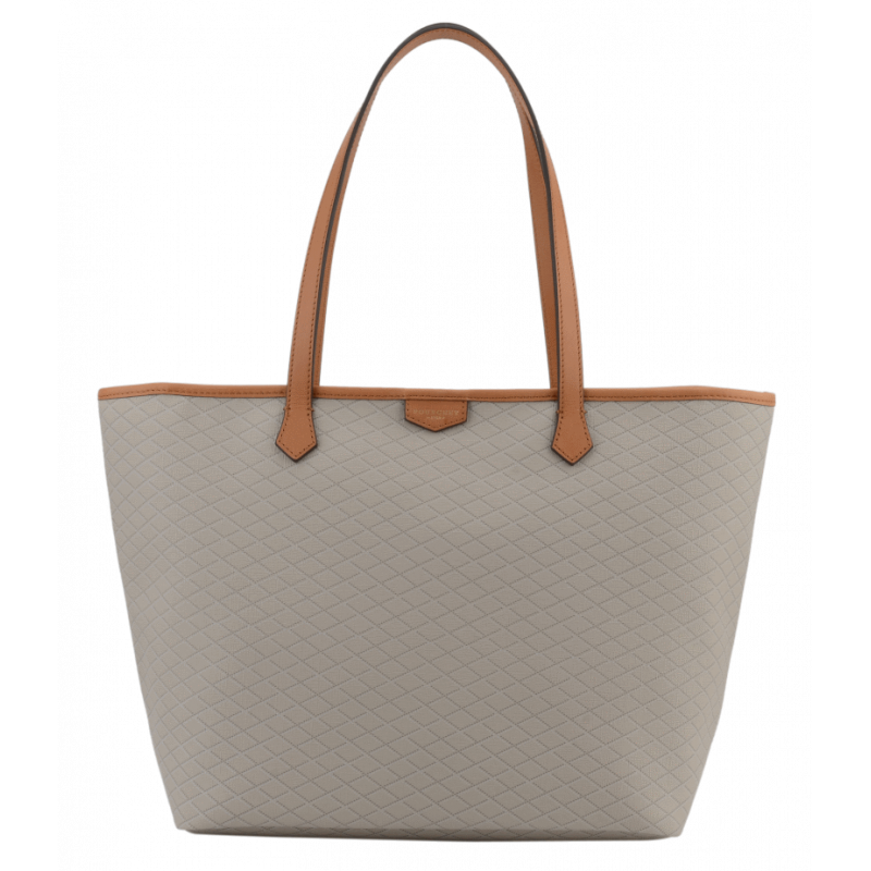 Leather bag WAVES Taupe