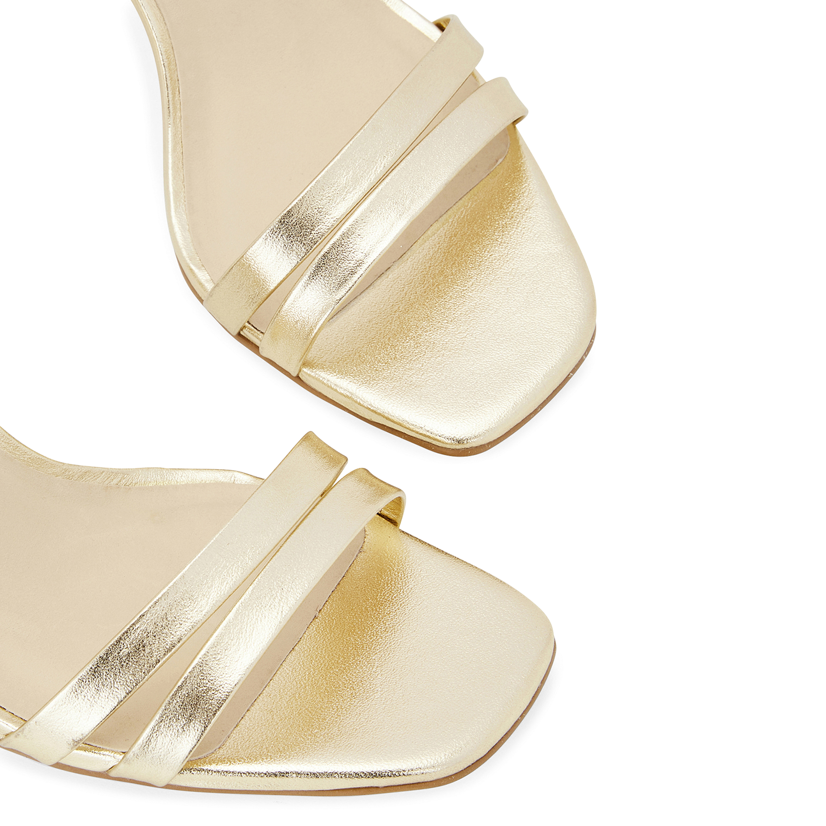Block heel sandals COSMOPARIS Golden