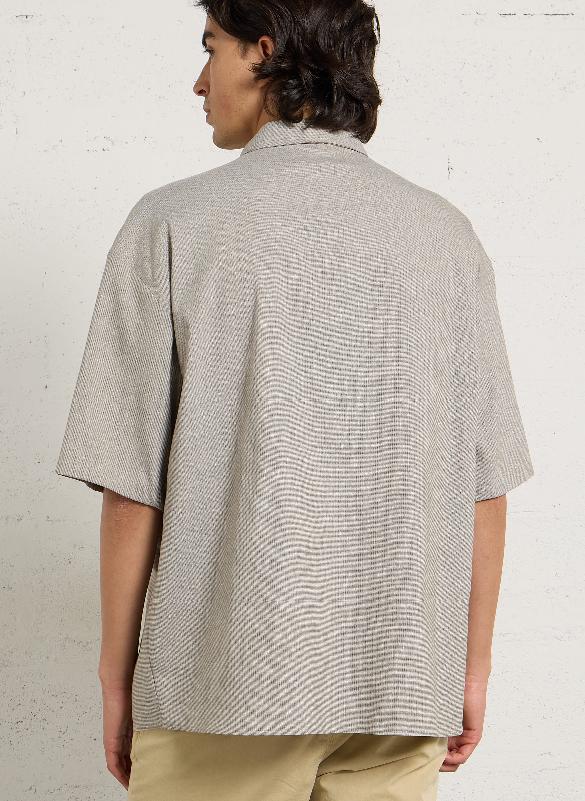 Blouse met korte mouwen en print IMPERIAL Grijs