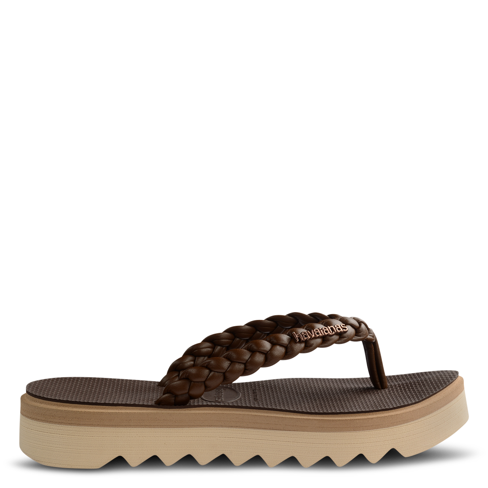 Sandales à plateforme HAVAIANAS Doré