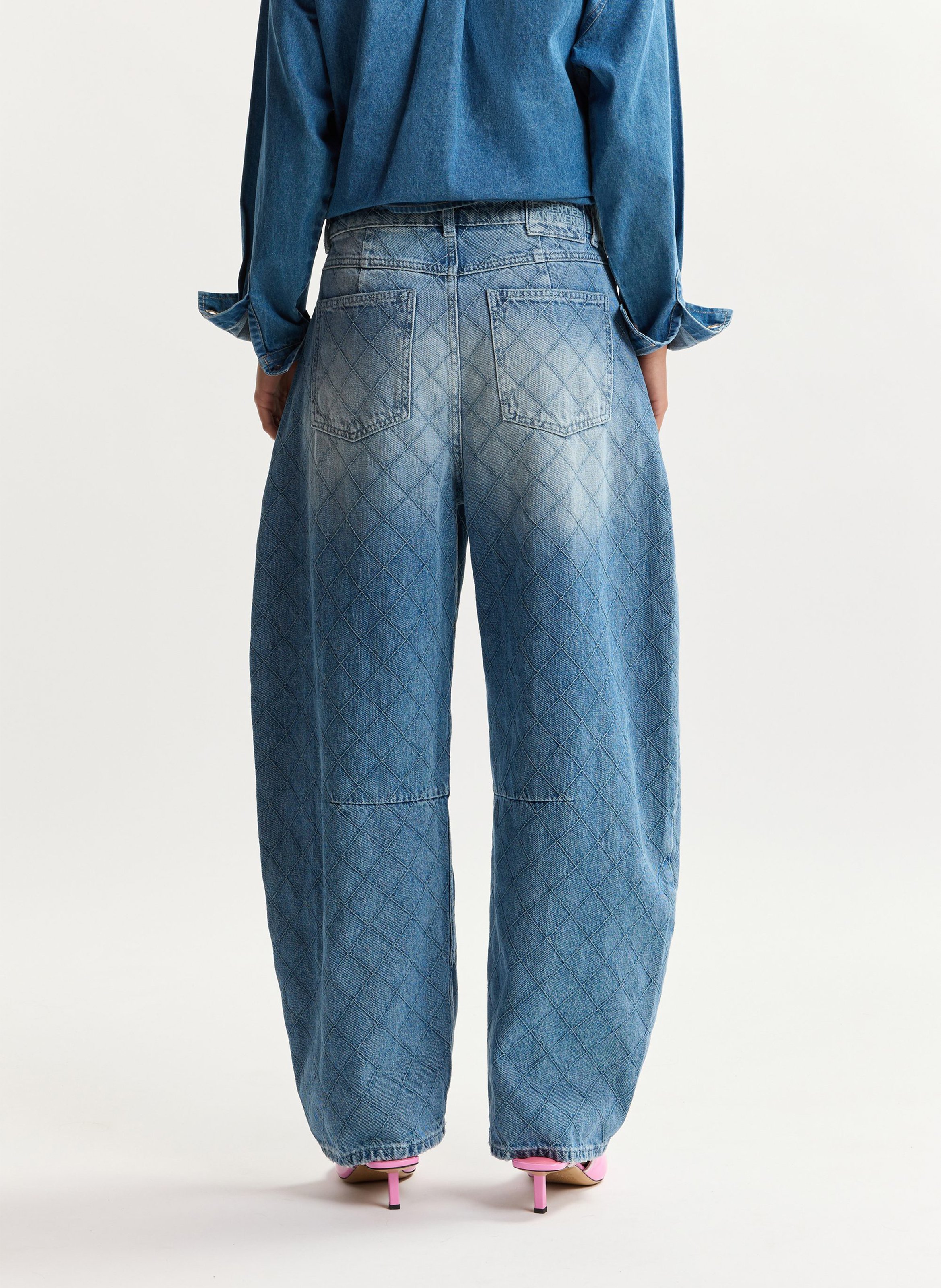 Jean barrel en coton ESSENTIEL ANTWERP Bleu
