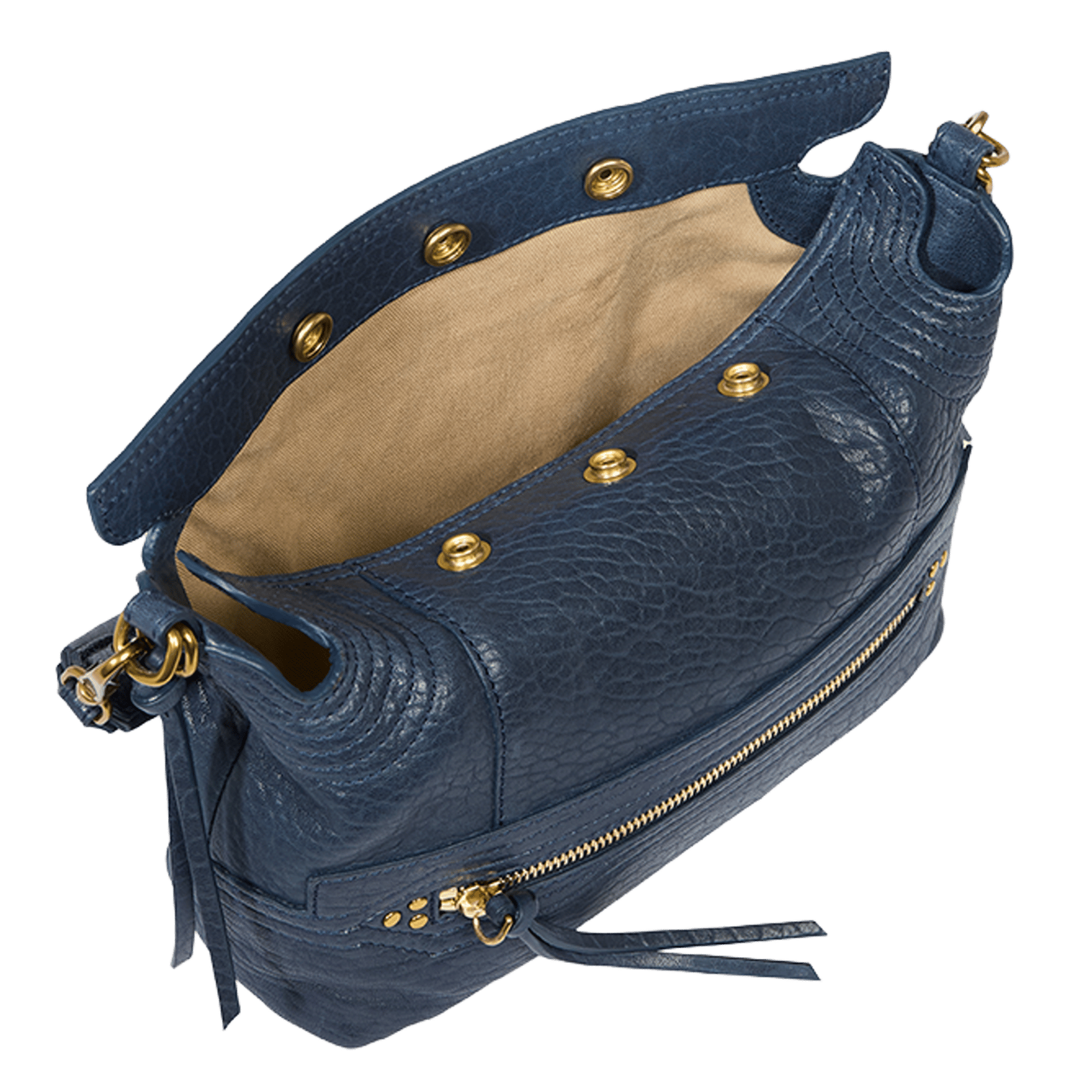 Leren handtas JEROME DREYFUSS Blauw