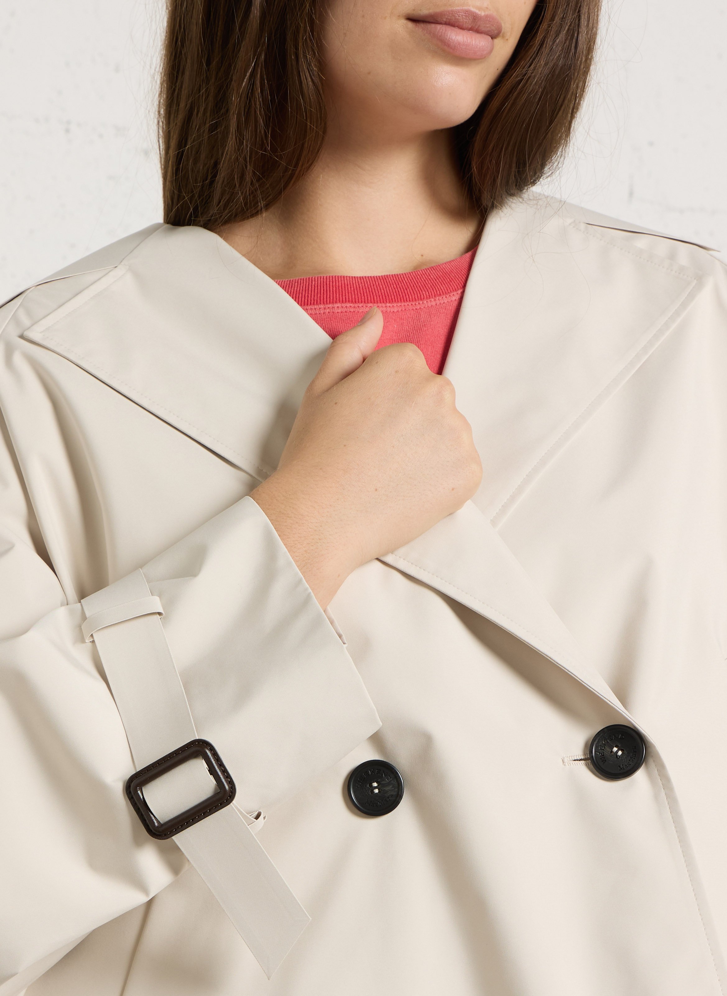Rechte trenchcoat  MAX MARA WEEK END Wit