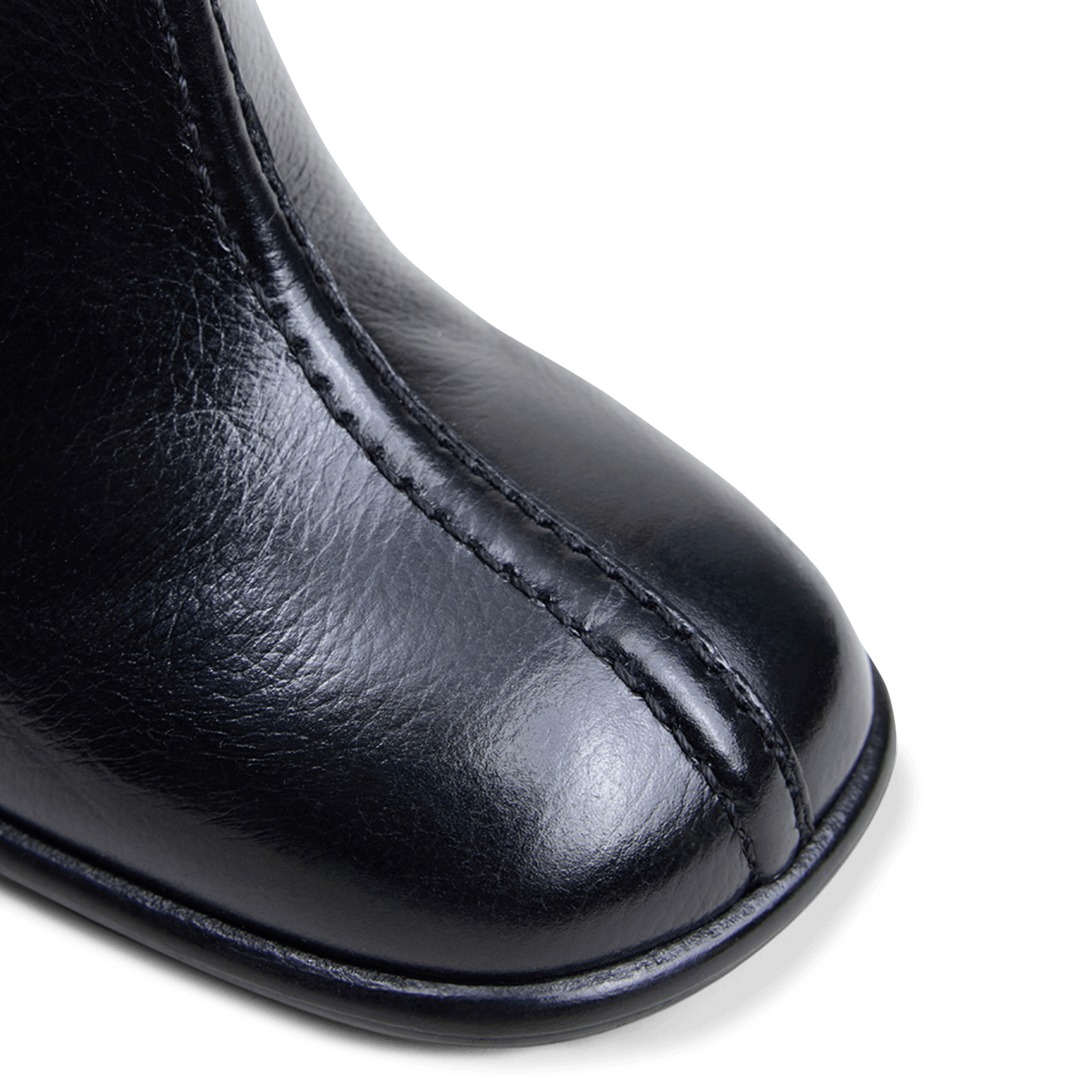Bottines zippées en cuir JONAK Noir