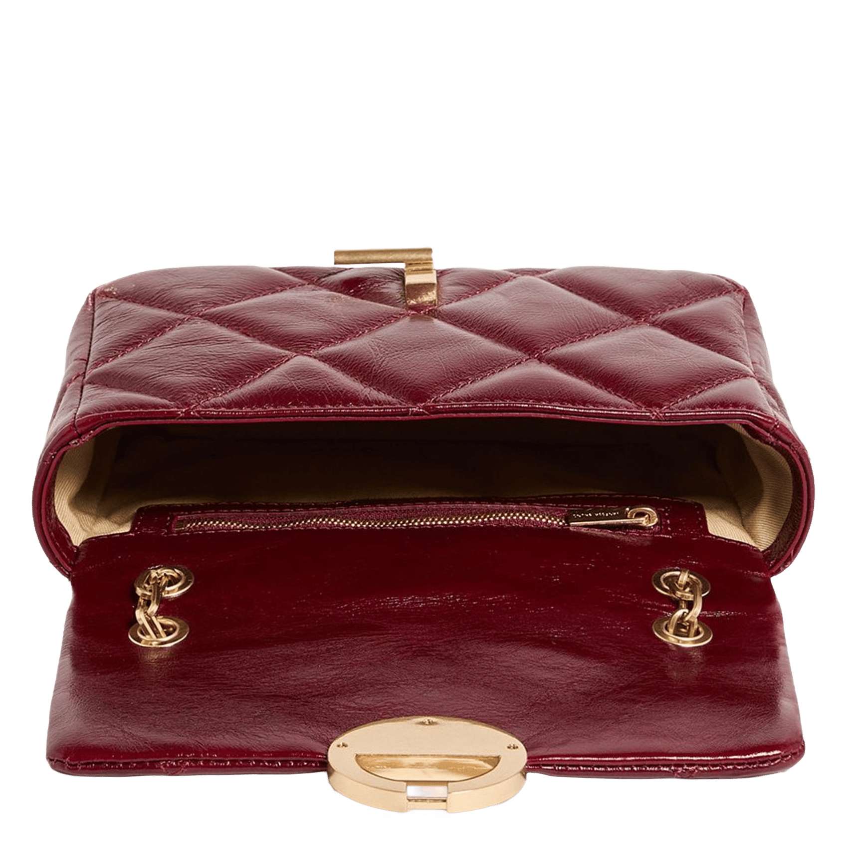 Sac bandoulière en cuir | Rouge VANESSA BRUNO Femme