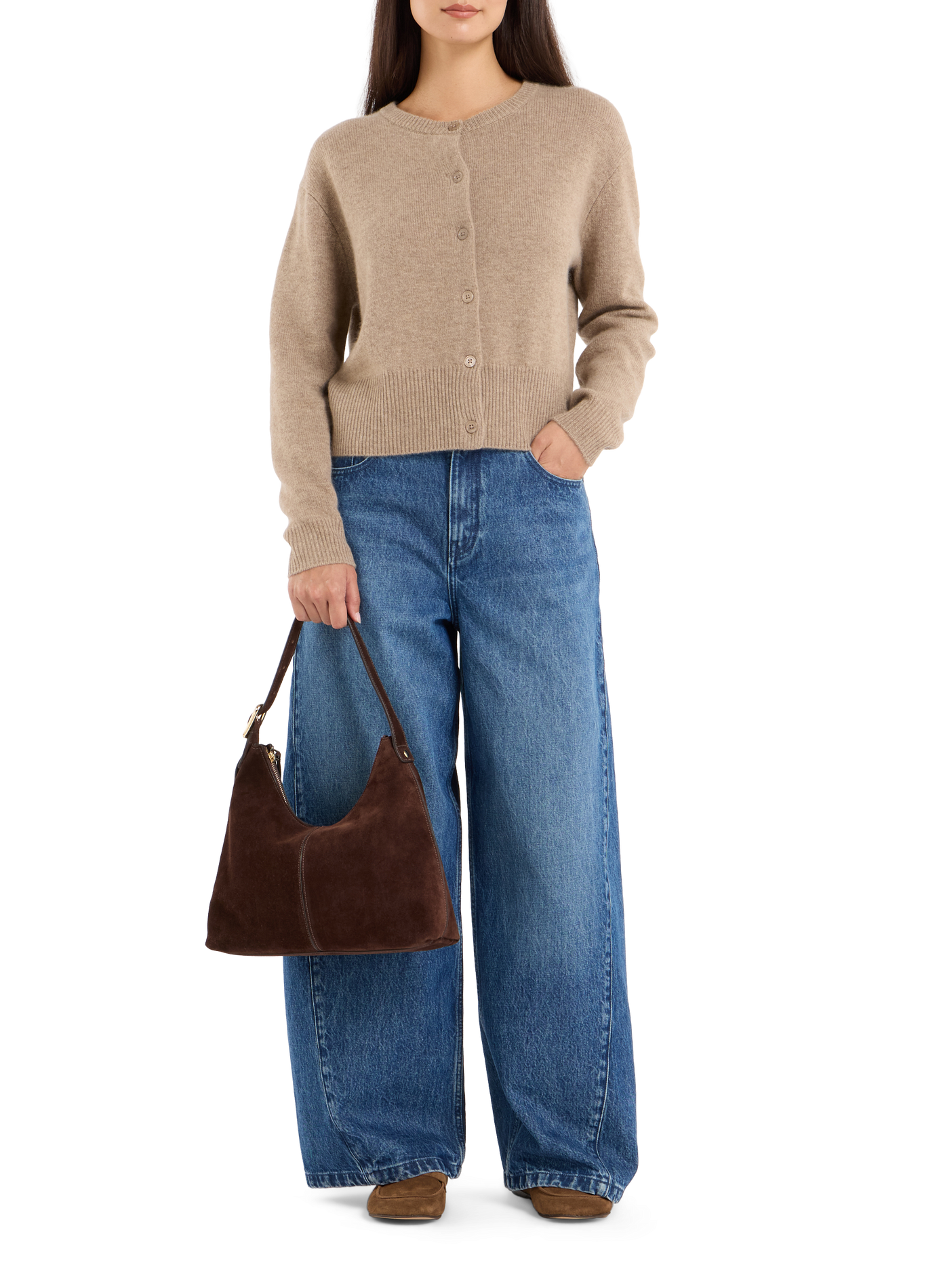 Cara leather handbag SAISON 1865 Brown