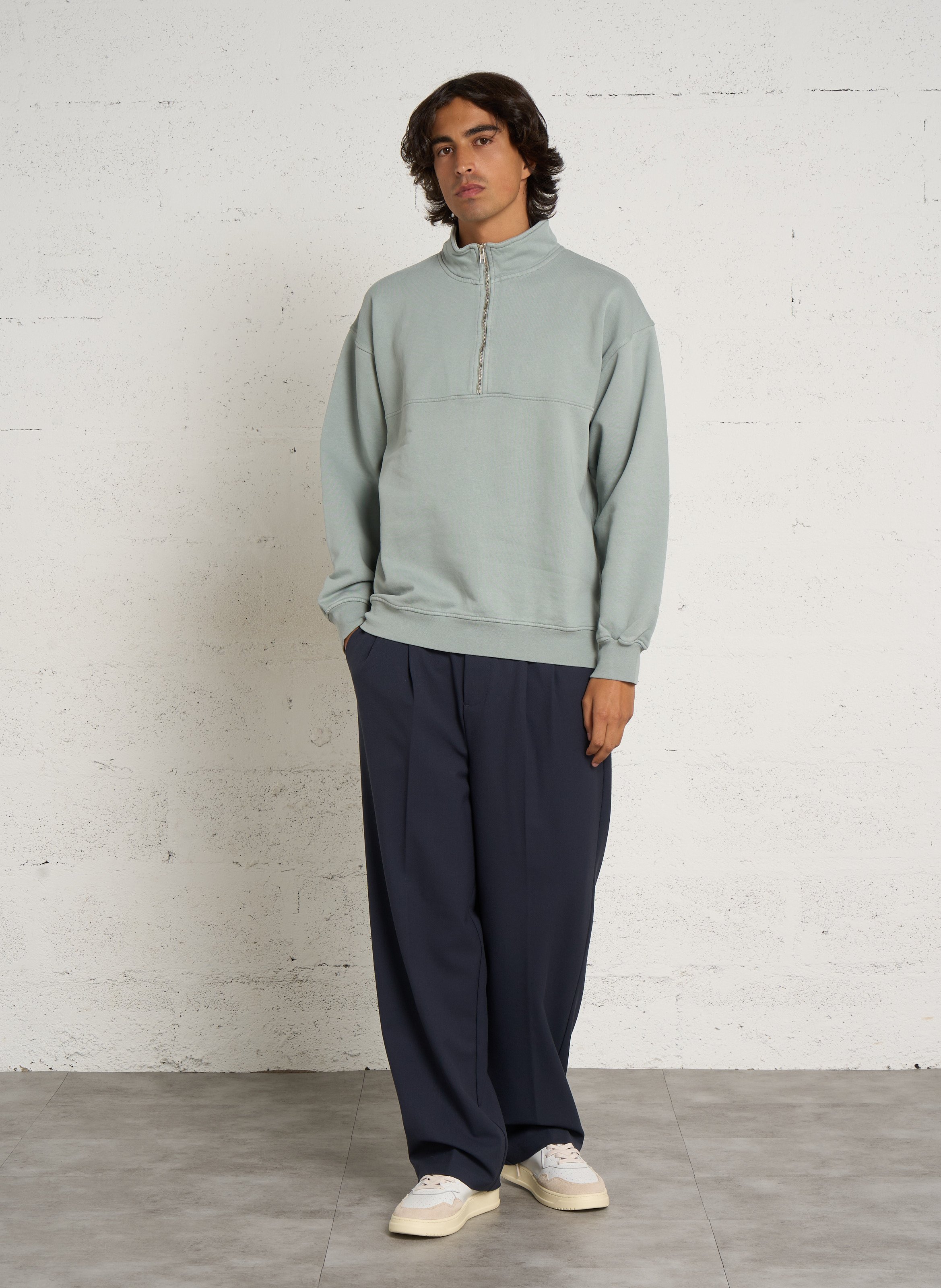 SWEATSHIRT COLORFUL STANDARD Blau