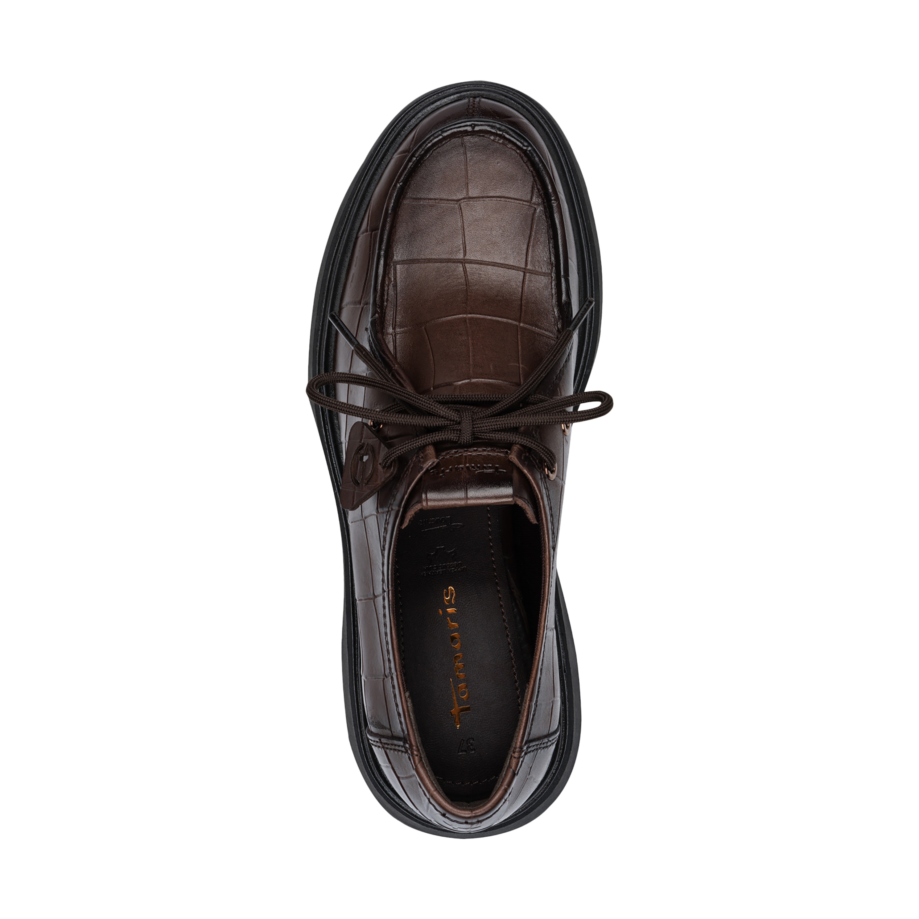 Leather moccasins | Brown TAMARIS Women