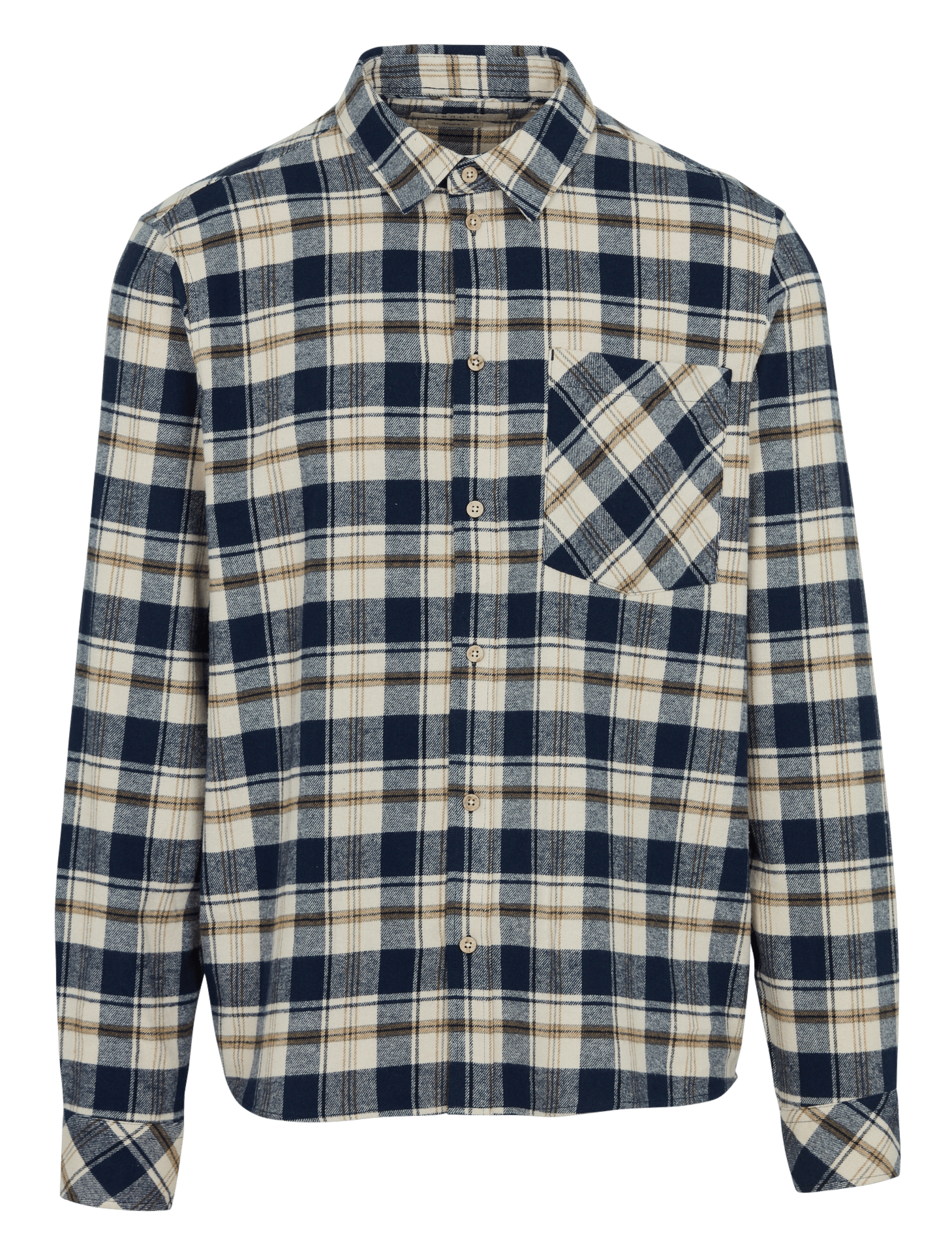 Cotton shirt with classic collar SOLID