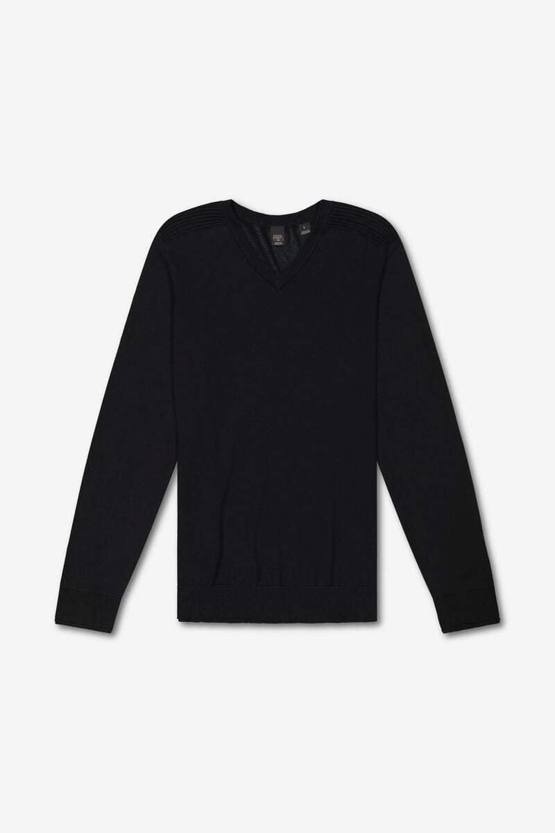 V-neck sweater LE TEMPS DES CERISES Black