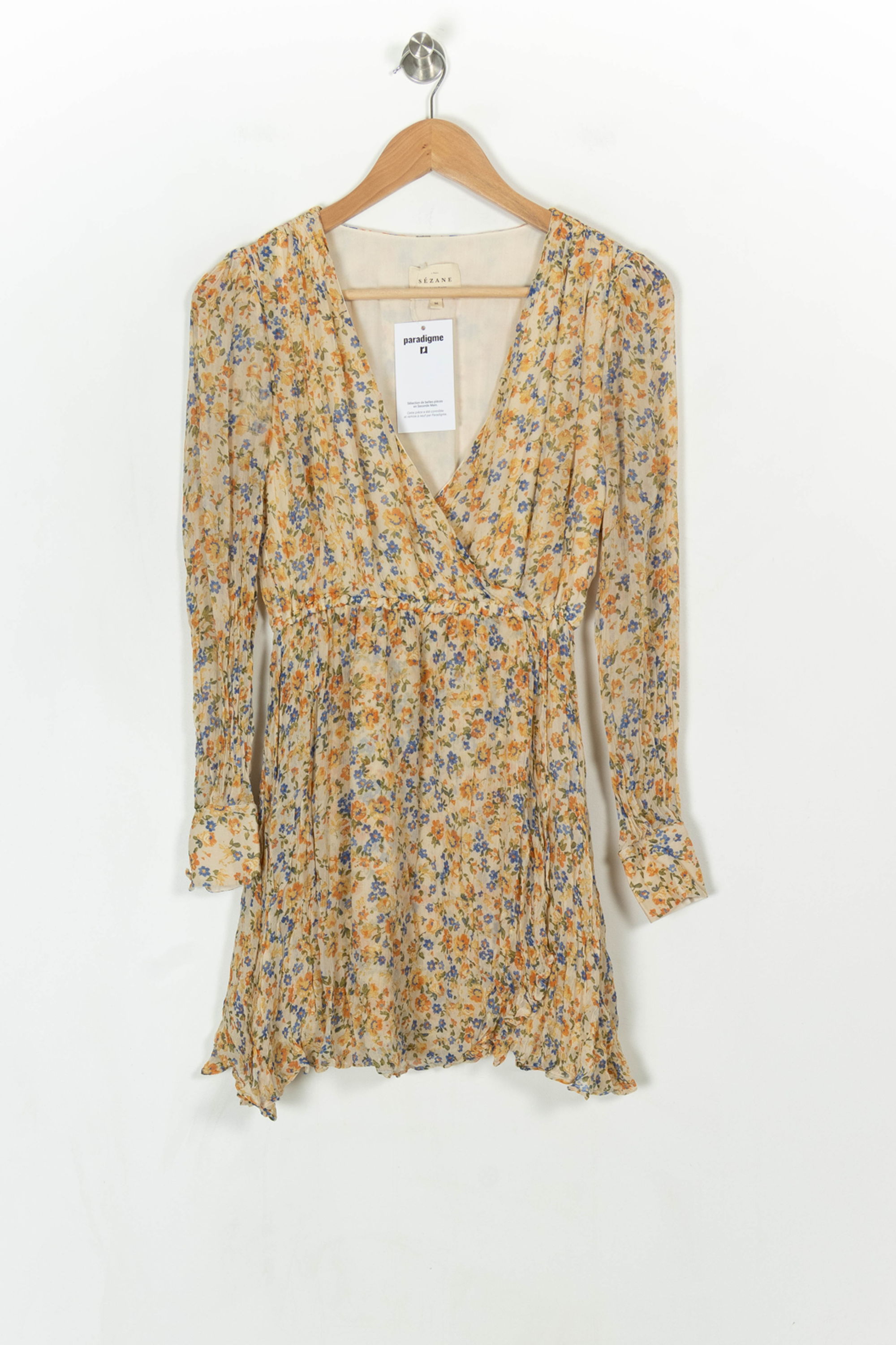 Robe courte & midi SEZANE - Seconde main Jaune
