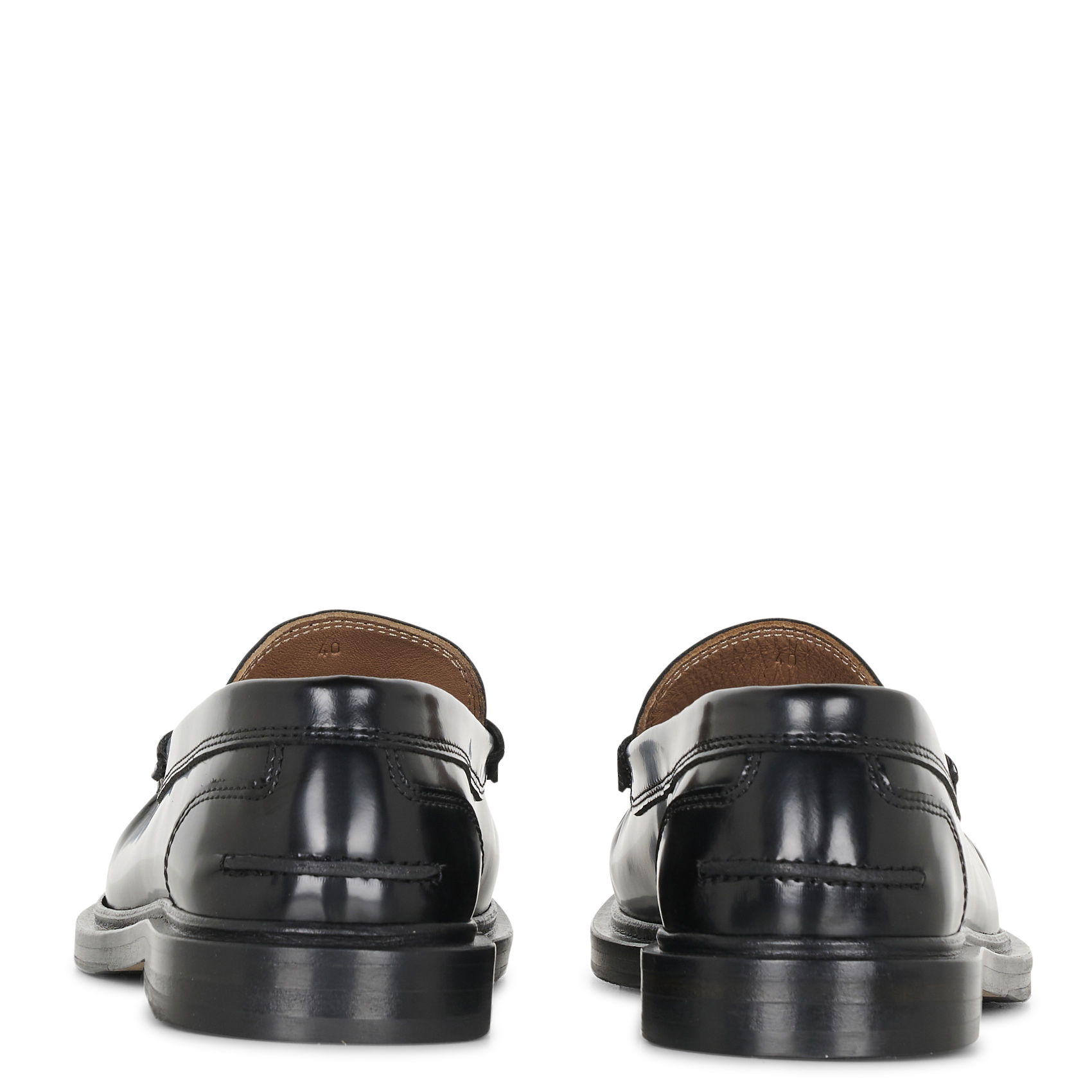 Ledermokassins | Schwarz BOBBIES Damen