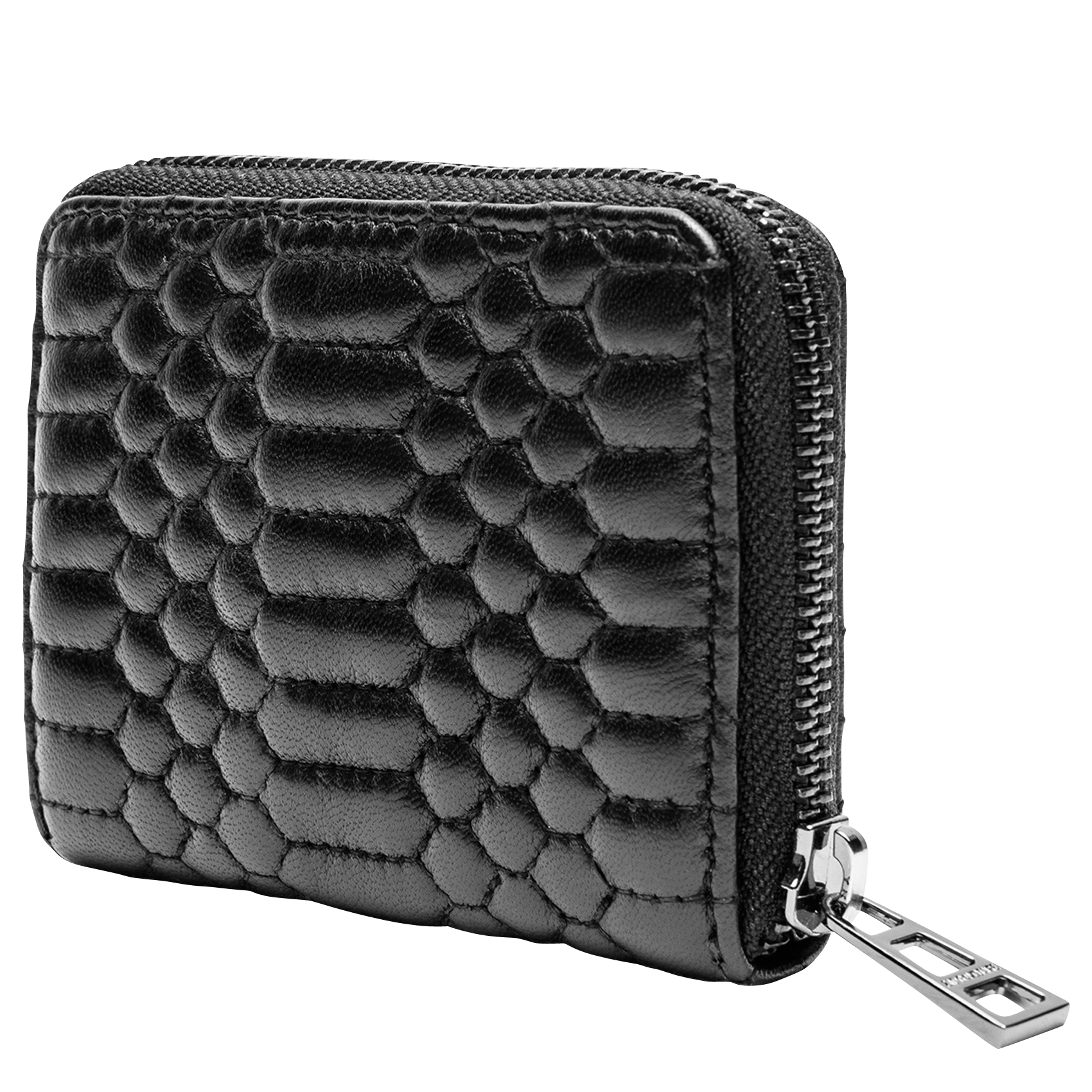 Portefeuille en cuir matelassé ZADIG&VOLTAIRE Noir