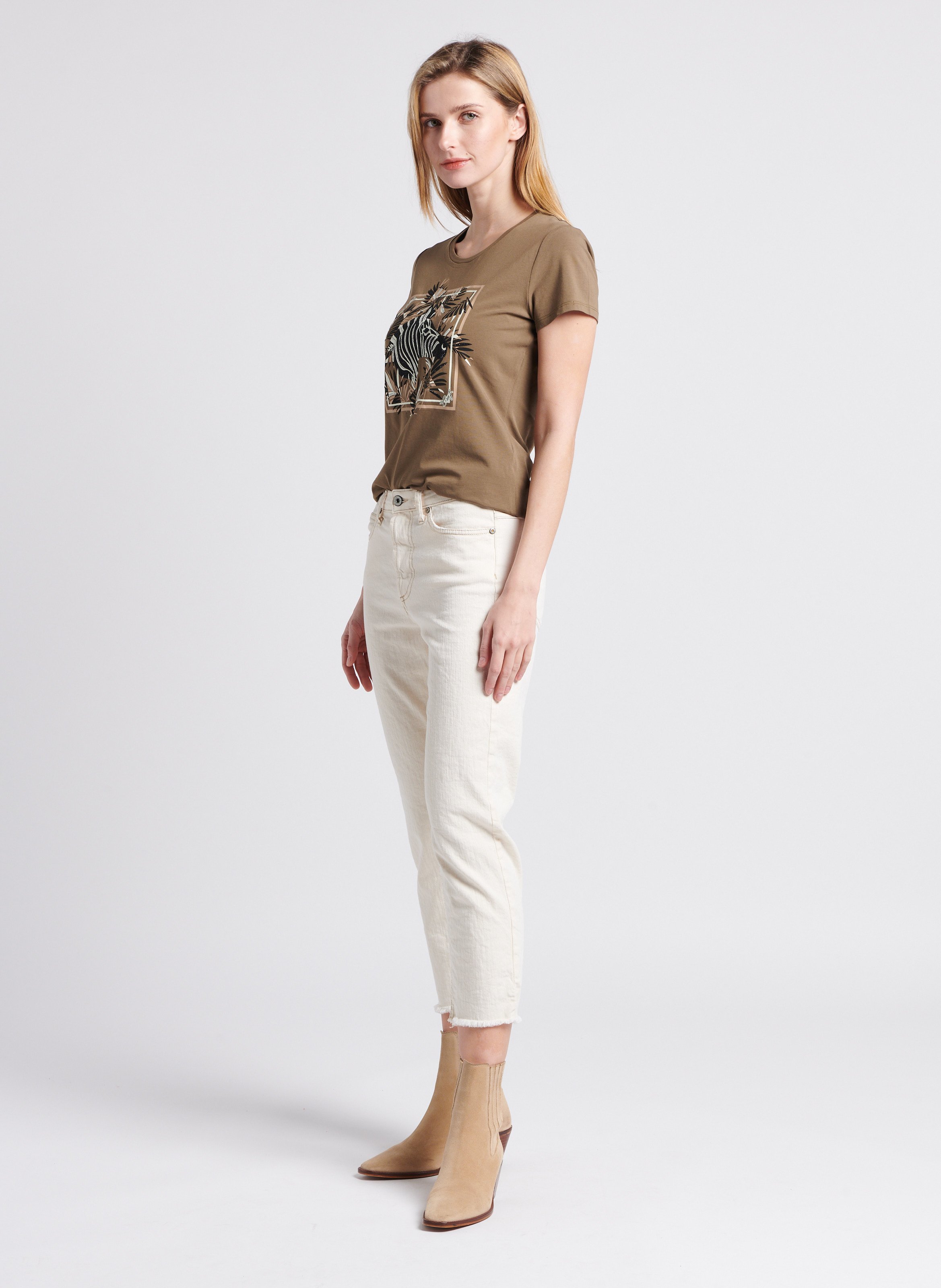 Pantalon hotsell carotte blanc