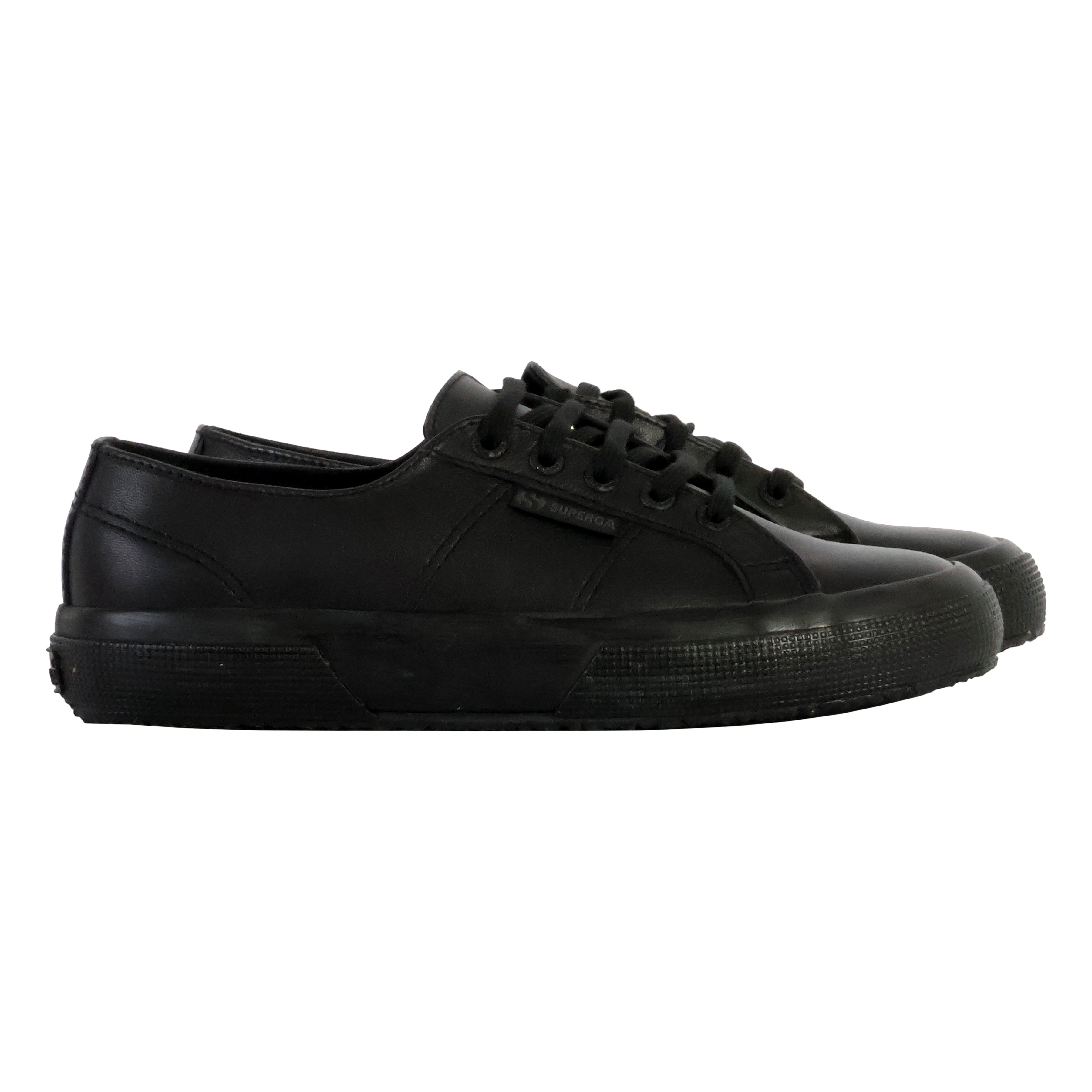 Superga Nappa leather low-top sneaker SUPERGA Black
