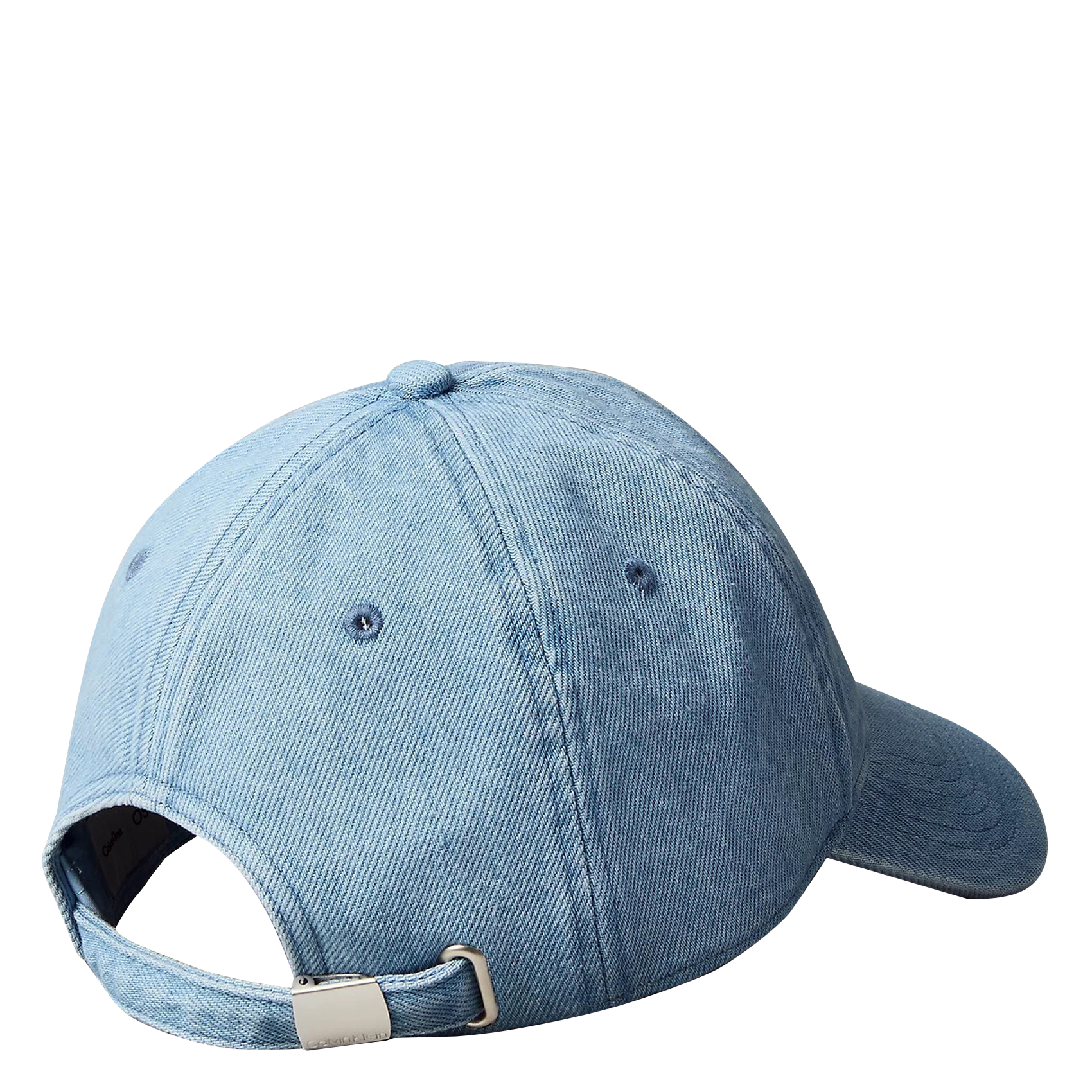 Casquette brodée en denim CALVIN KLEIN Bleu