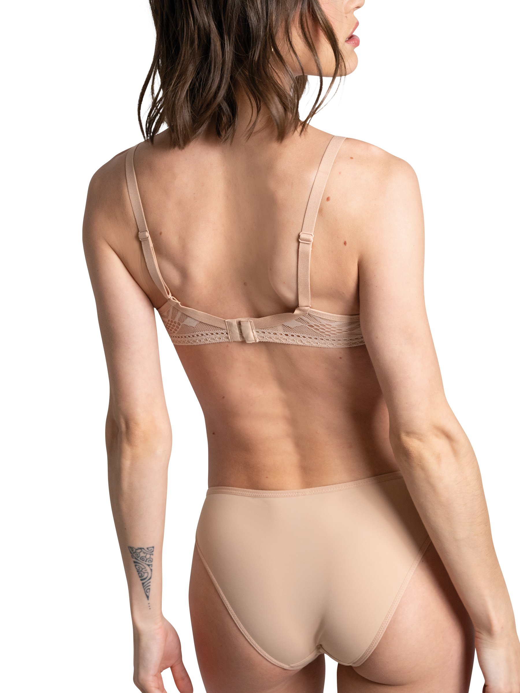A Fleur De Toi demi-cup bra PASSIONATA Beige