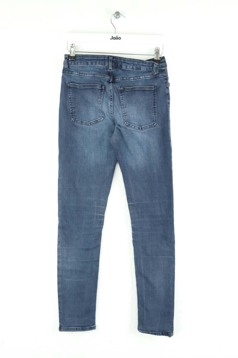 Cotton skinny jeans ACNE STUDIOS - Seconde Main Blue